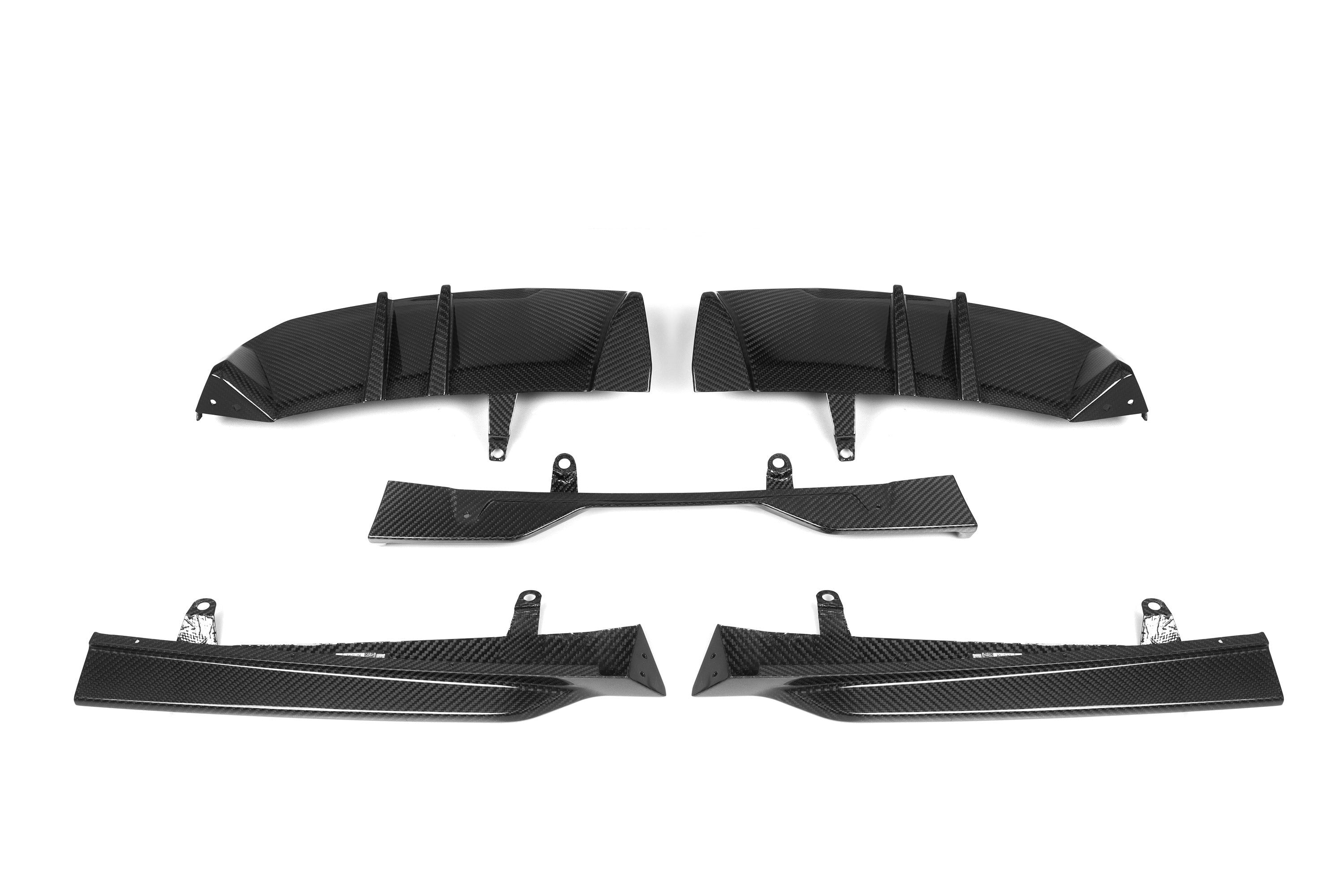 M Performance Style Pre Pregged Dry Carbon Fiber Rear Diffuser  for BMW 5 Series G60 2023+