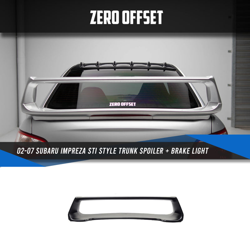 STI Style Trunk Spoiler for Subaru Impreza 2002-2007