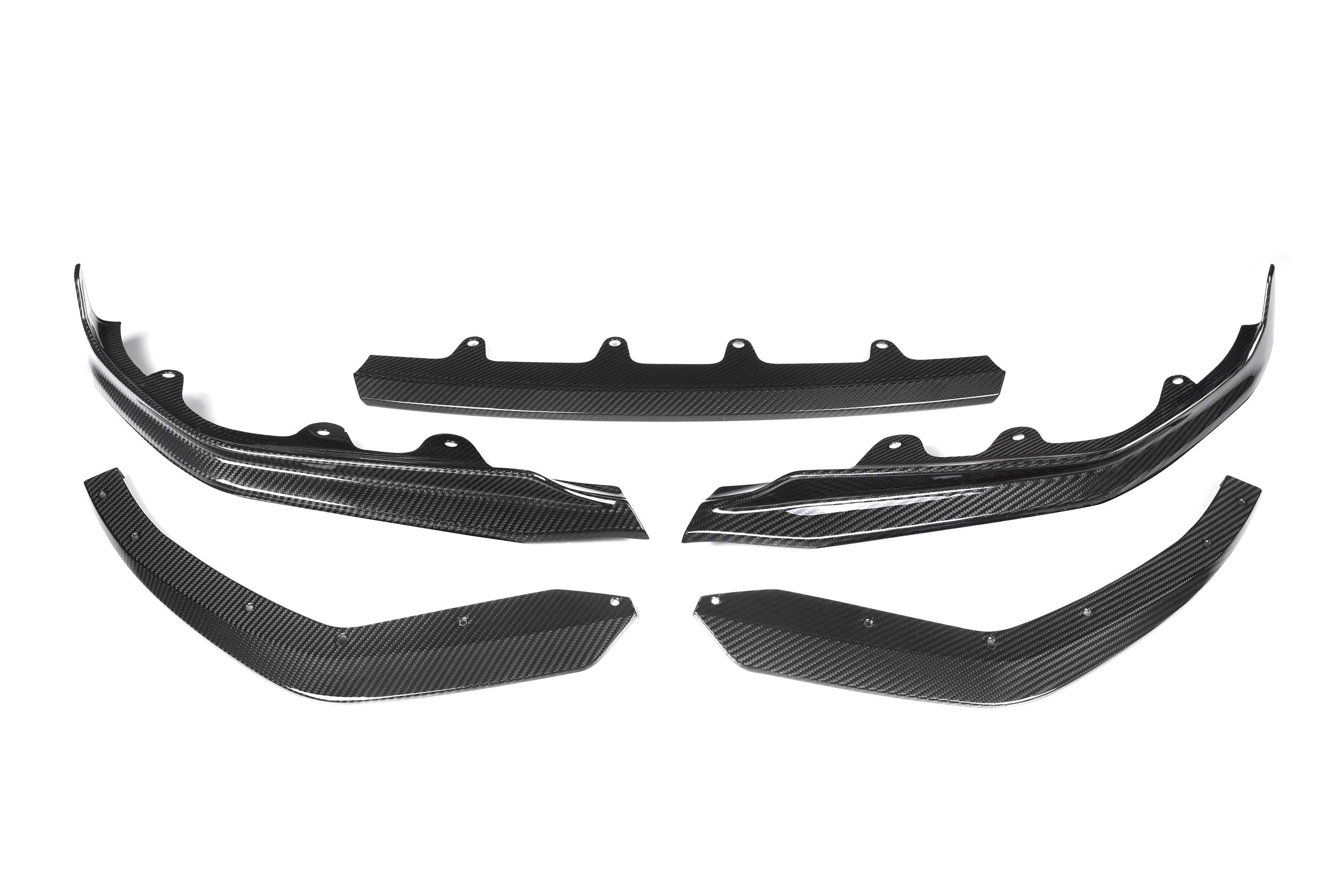 M Performance Style Pre Pregged Dry Carbon Fiber Front Lip for BMW 3 Series G20 Pre LCI 2019-2021