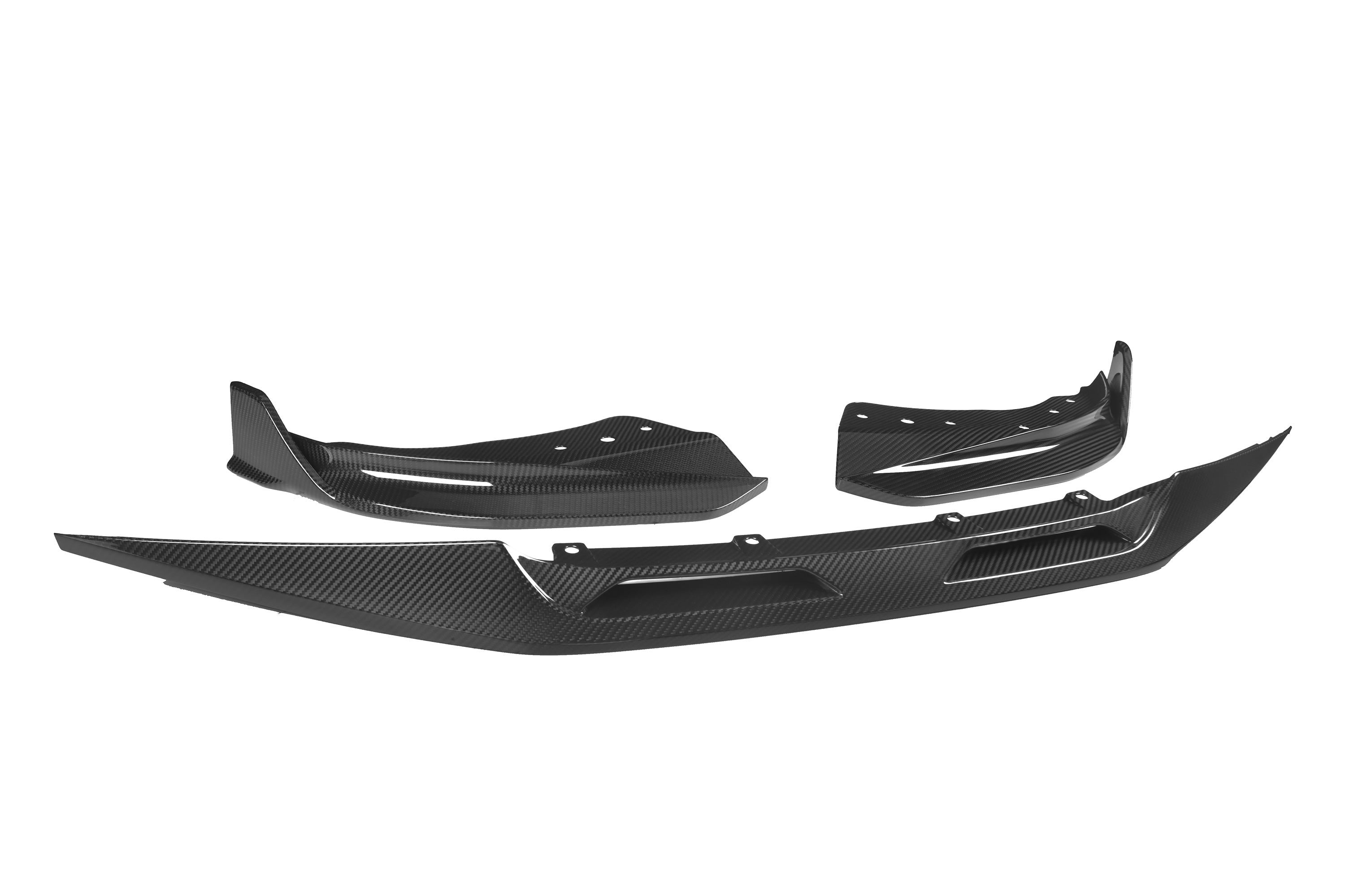 Sooqoo Pre Pregged Dry Carbon Fiber Front Lip for BMW 4 Series G22 G23 2020+