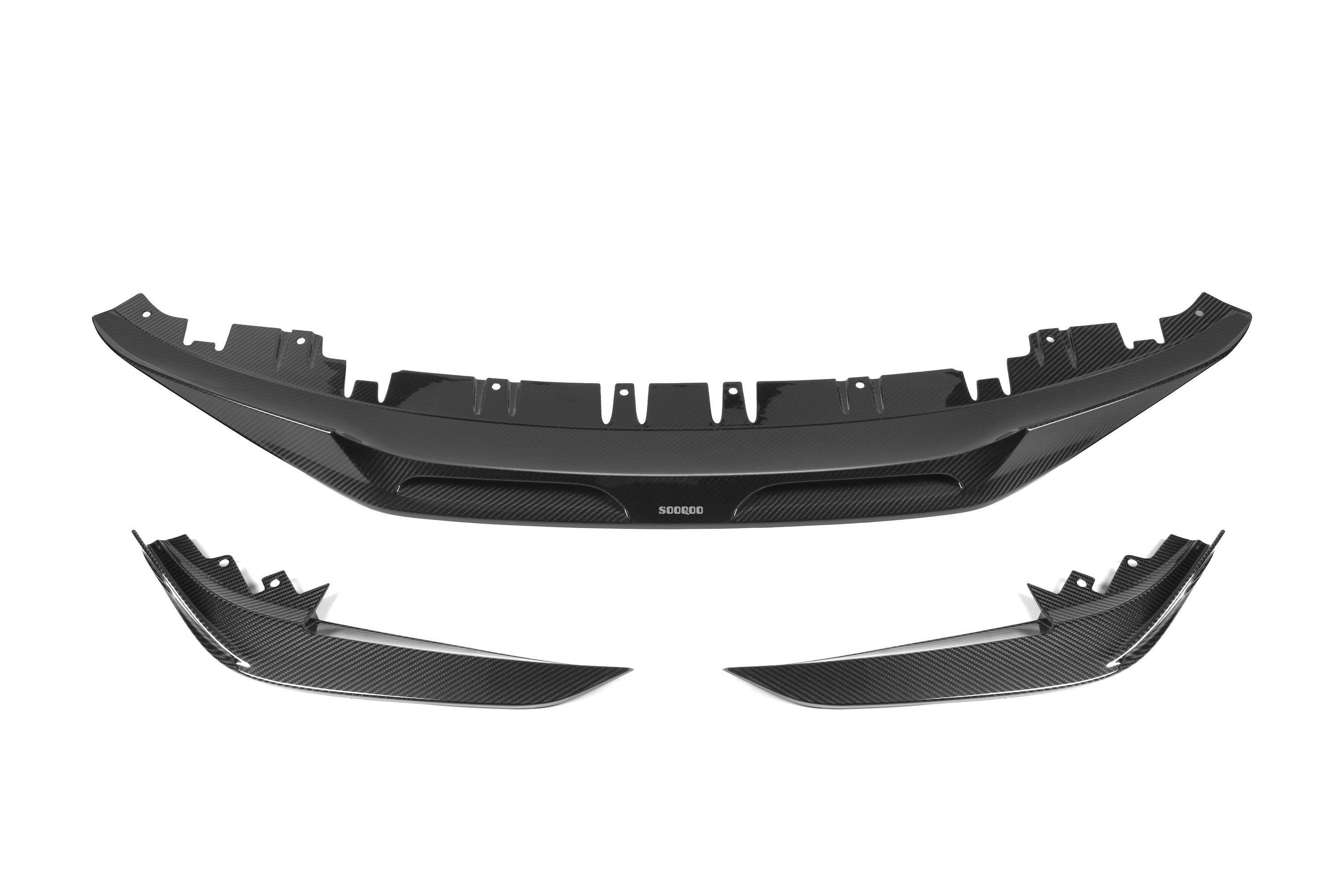 Sooqoo Style Pre Pregged Dry Carbon Fiber Front Lip for BMW 4 Series G26 2021+