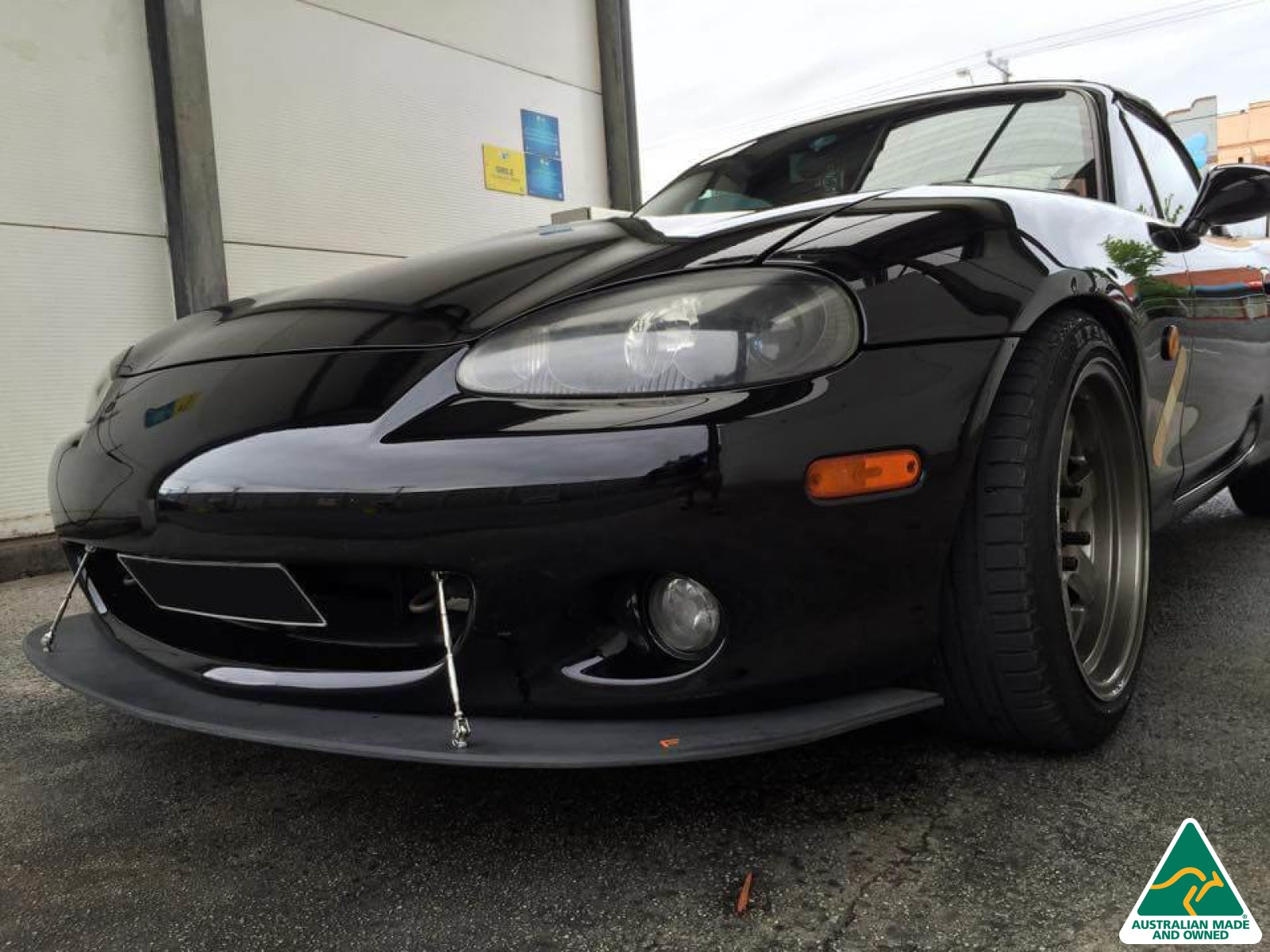 Black Mazda MX-5 NB Miata Front Lip Splitter