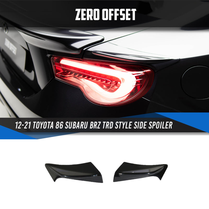 TRD Style Side Spoiler (2-Pieces) for Toyota 86 (ZN6)/Subaru BRZ (ZC6) 2012-2021