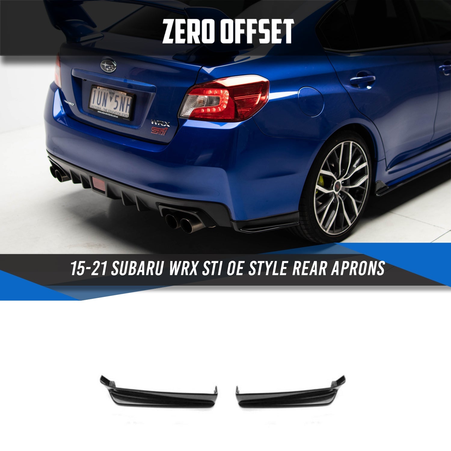 STI Style Rear Pods for Subaru WRX VA 2015-2021