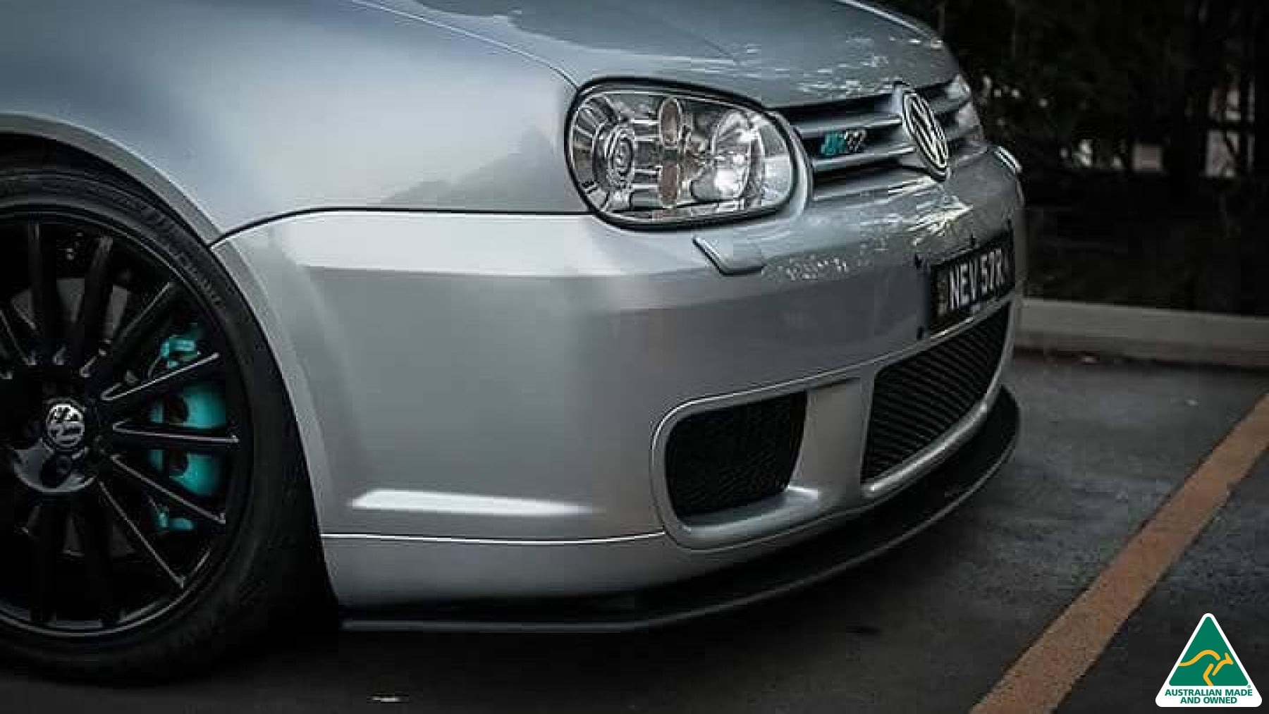 VW MK4 Golf R32 Front Splitter | Flow Designs Australia