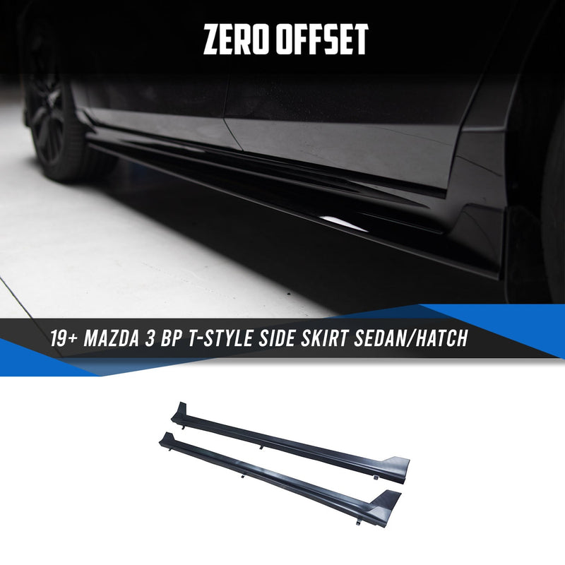 T-Style Side Skirt for Mazda 3 BP Sedan/Hatch 2019+