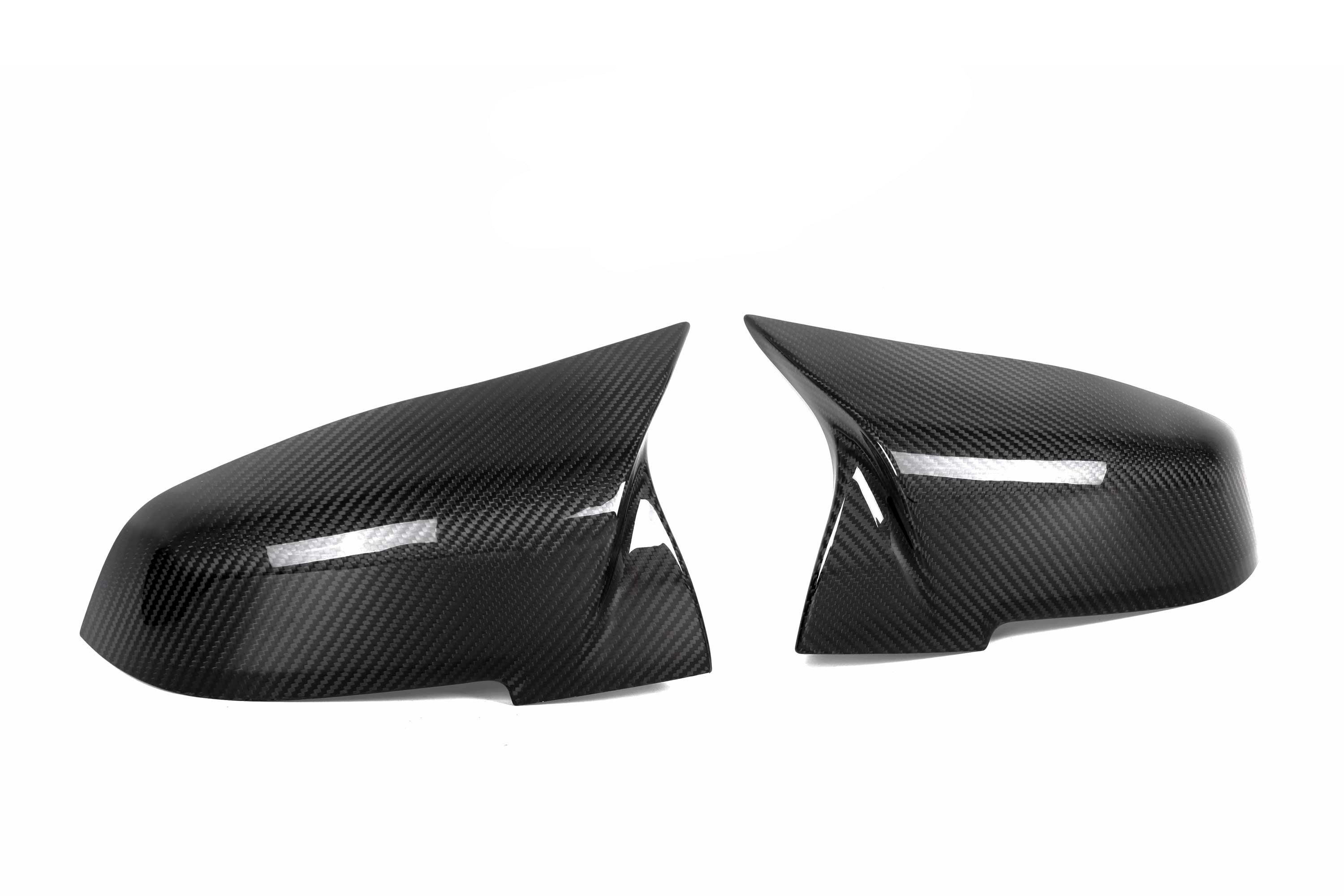 M Performance Style Pre Pregged Carbon Fiber Mirror Caps for BMW 1/2/3/4 Series F20 F22 F23 F30 F32 F33 F36 F87