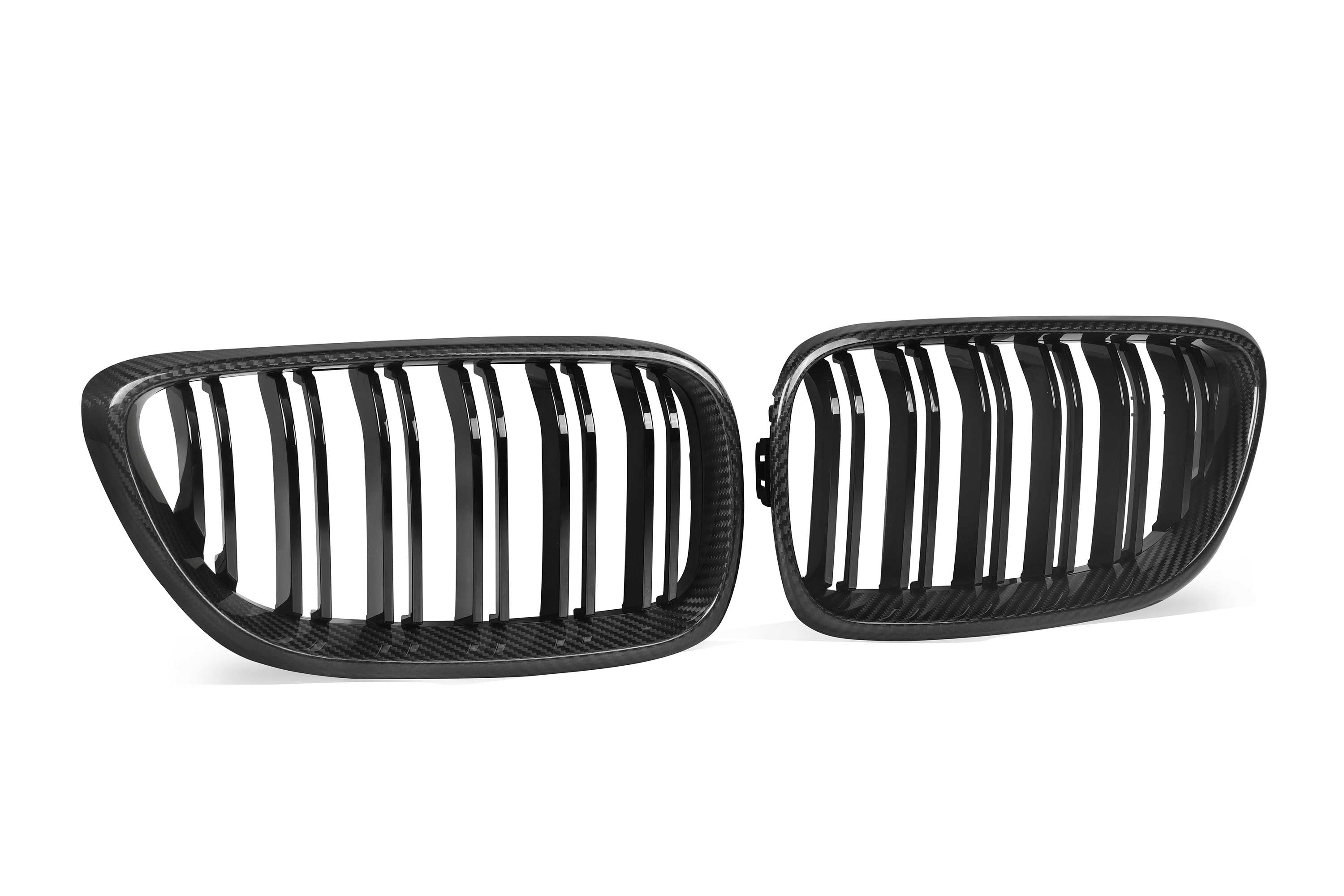 M Performance Style Pre Pregged Dry Carbon Fiber Grille (Dual Slat) for BMW 2 Series F22 F23 / M2 F87 Non Comp 2014-2020