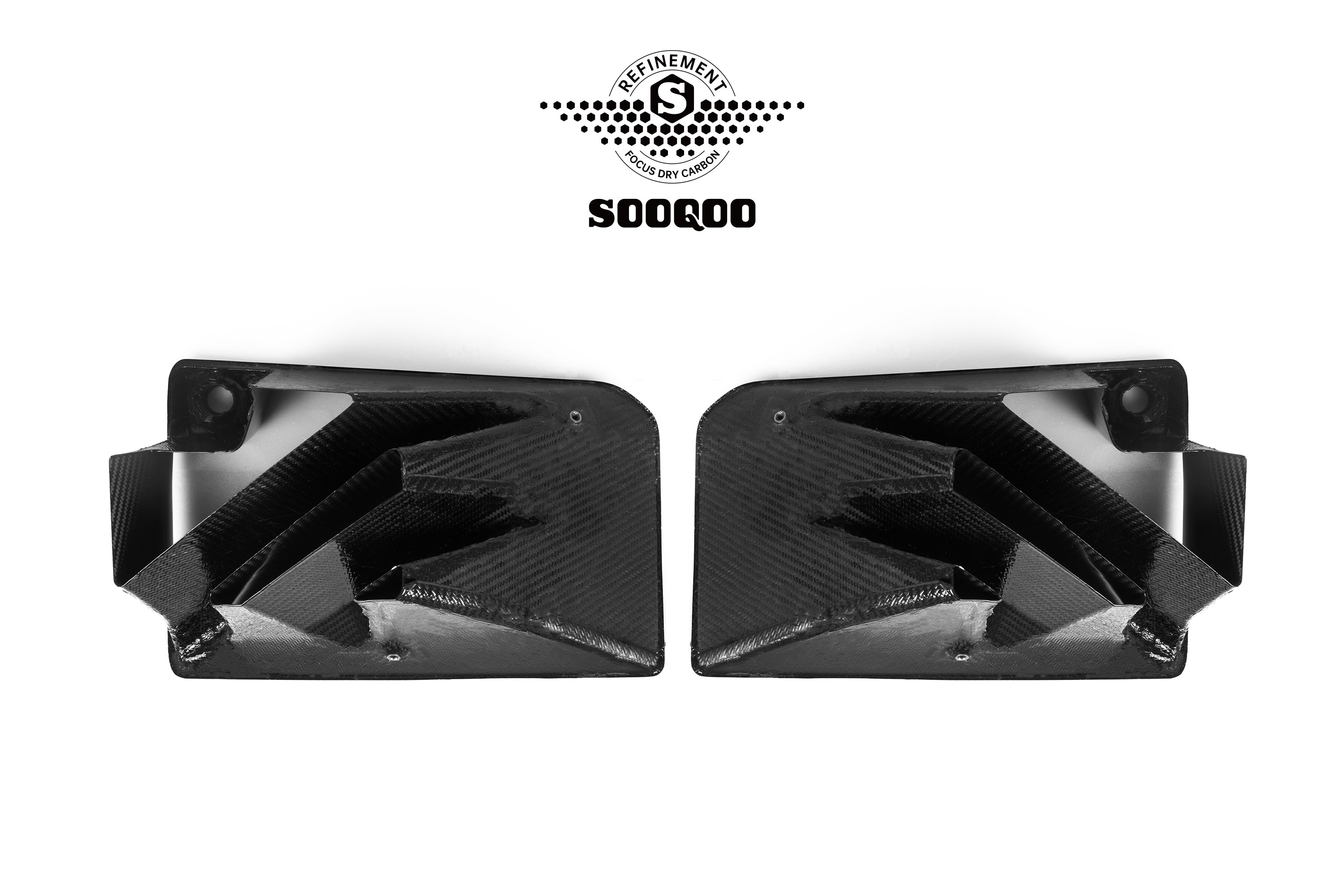 Sooqoo Style Pre Pregged Dry Carbon Fiber Front Intake Ducts for BMW M2 G87 2023+