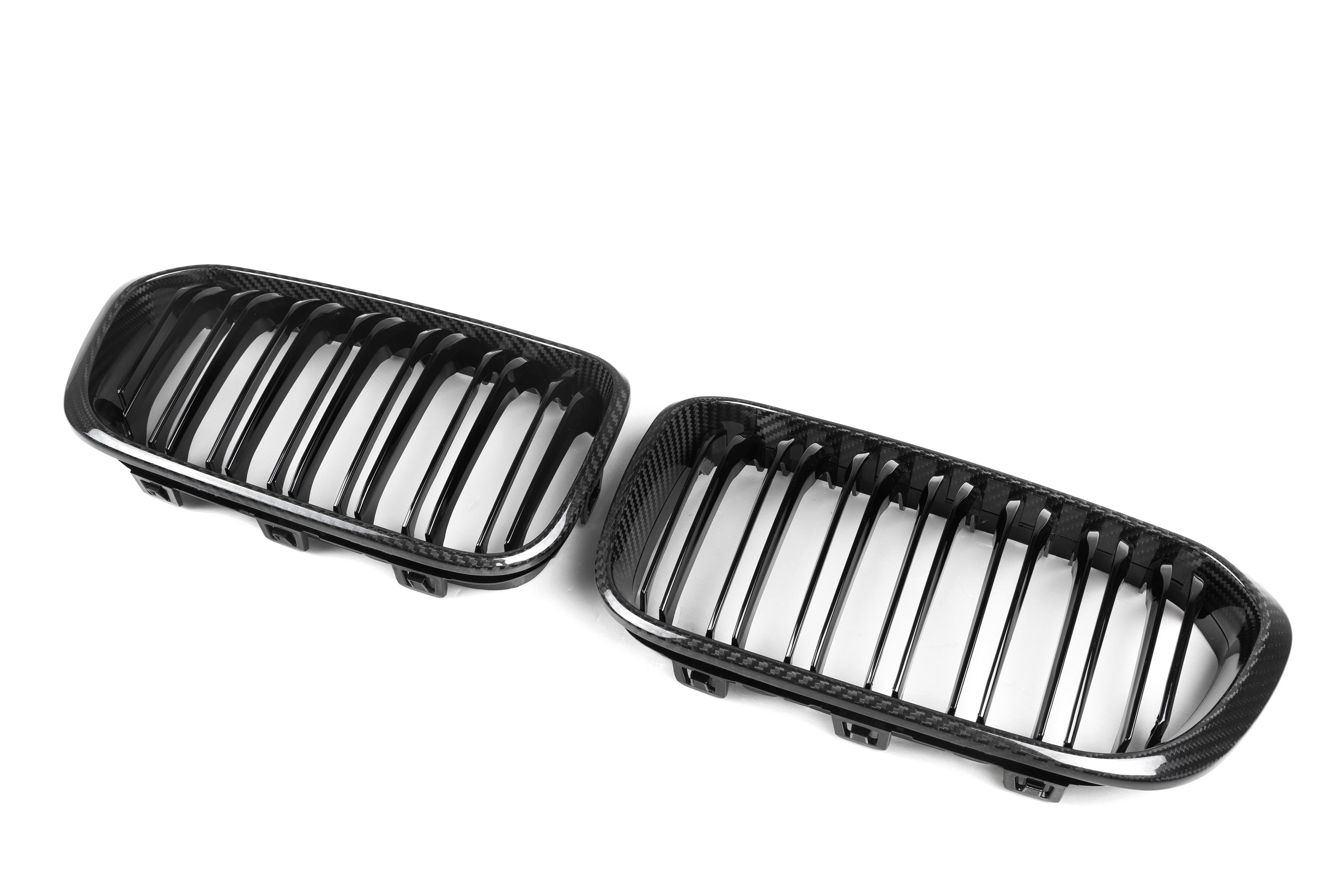 M Performance Style Pre Pregged Dry Carbon Fiber Grille (Dual Slat) for BMW 1 Series F20 2015-2019