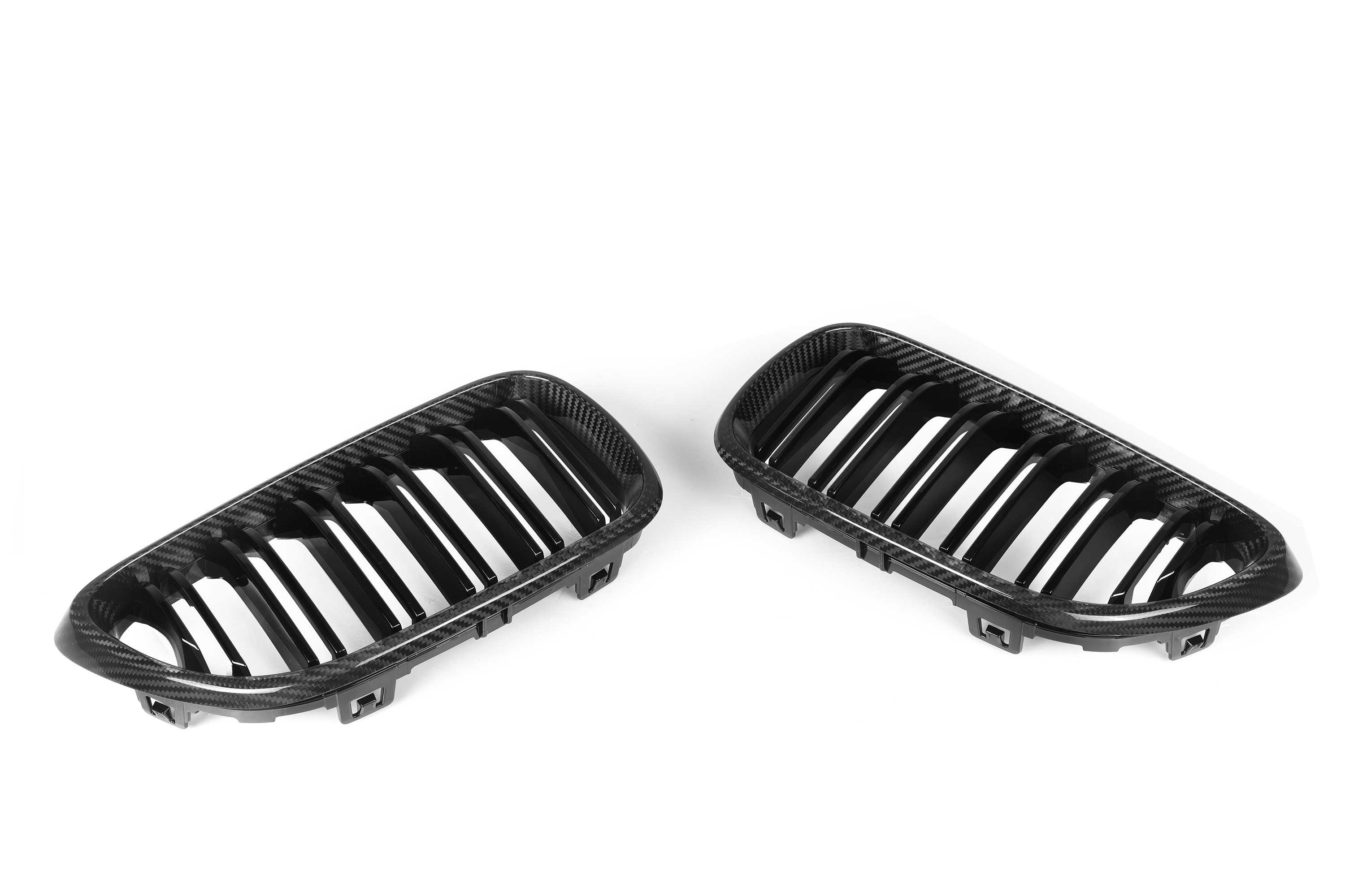 M Performance Style Pre Pregged Dry Carbon Fiber Grille (Dual Slat) for BMW 2 Series F22 F23 / M2 F87 Non Comp 2014-2020