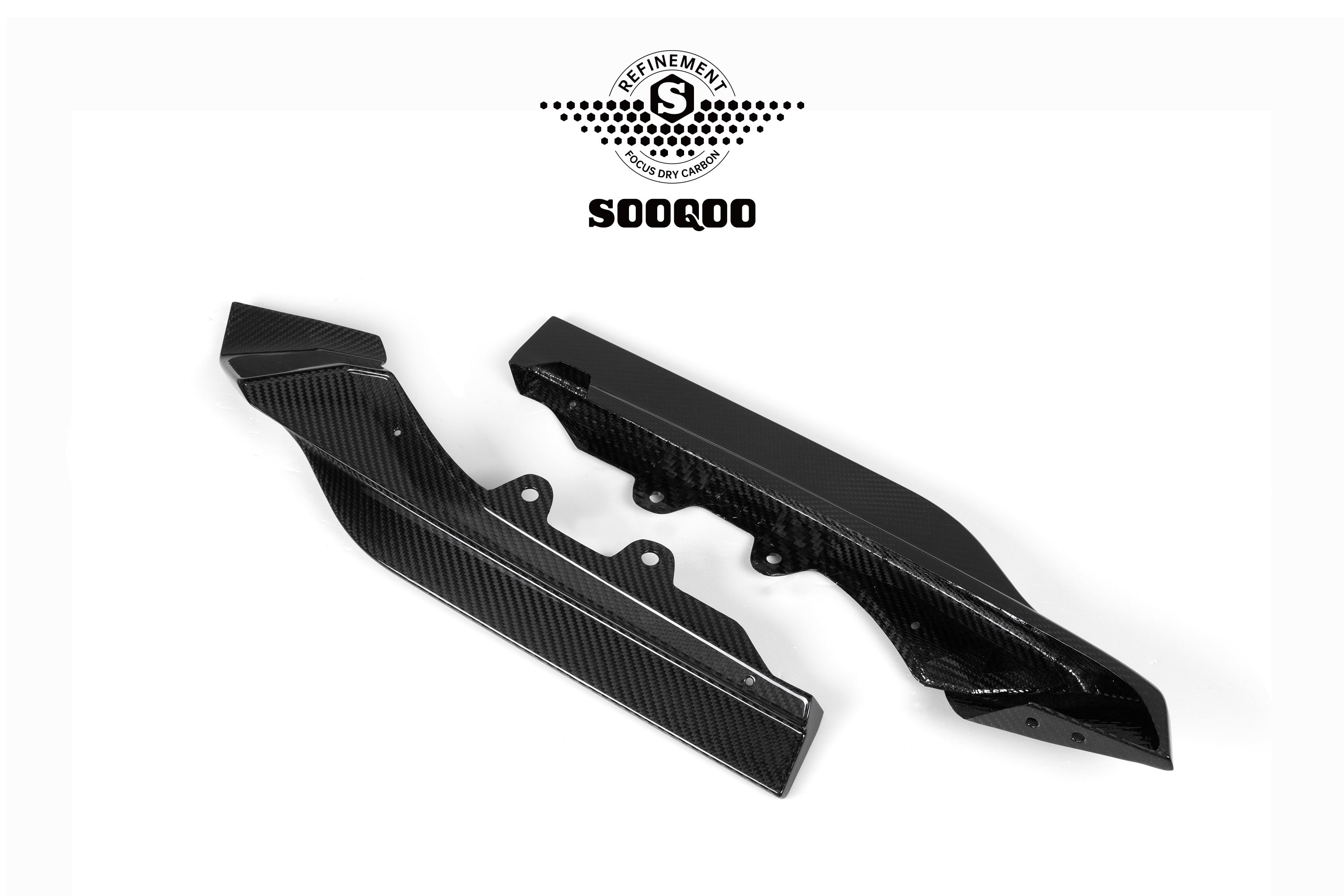 Sooqoo Style Pre Pregged Dry Carbon Fiber Rear Diffuser for BMW M2 G87 2023+