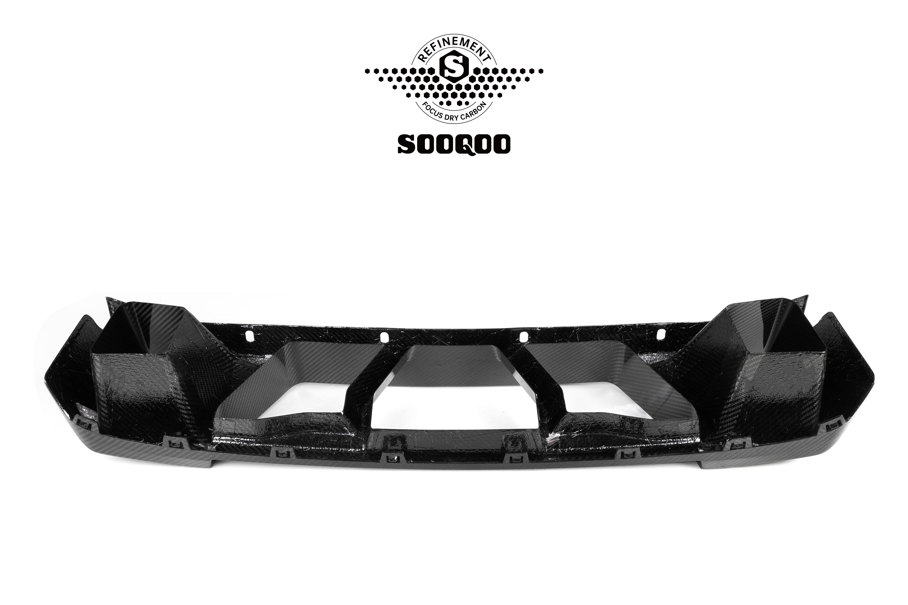 Sooqoo Style Pre Pregged Dry Carbon Fiber Center Bumper Trim for BMW M2 G87 2023+