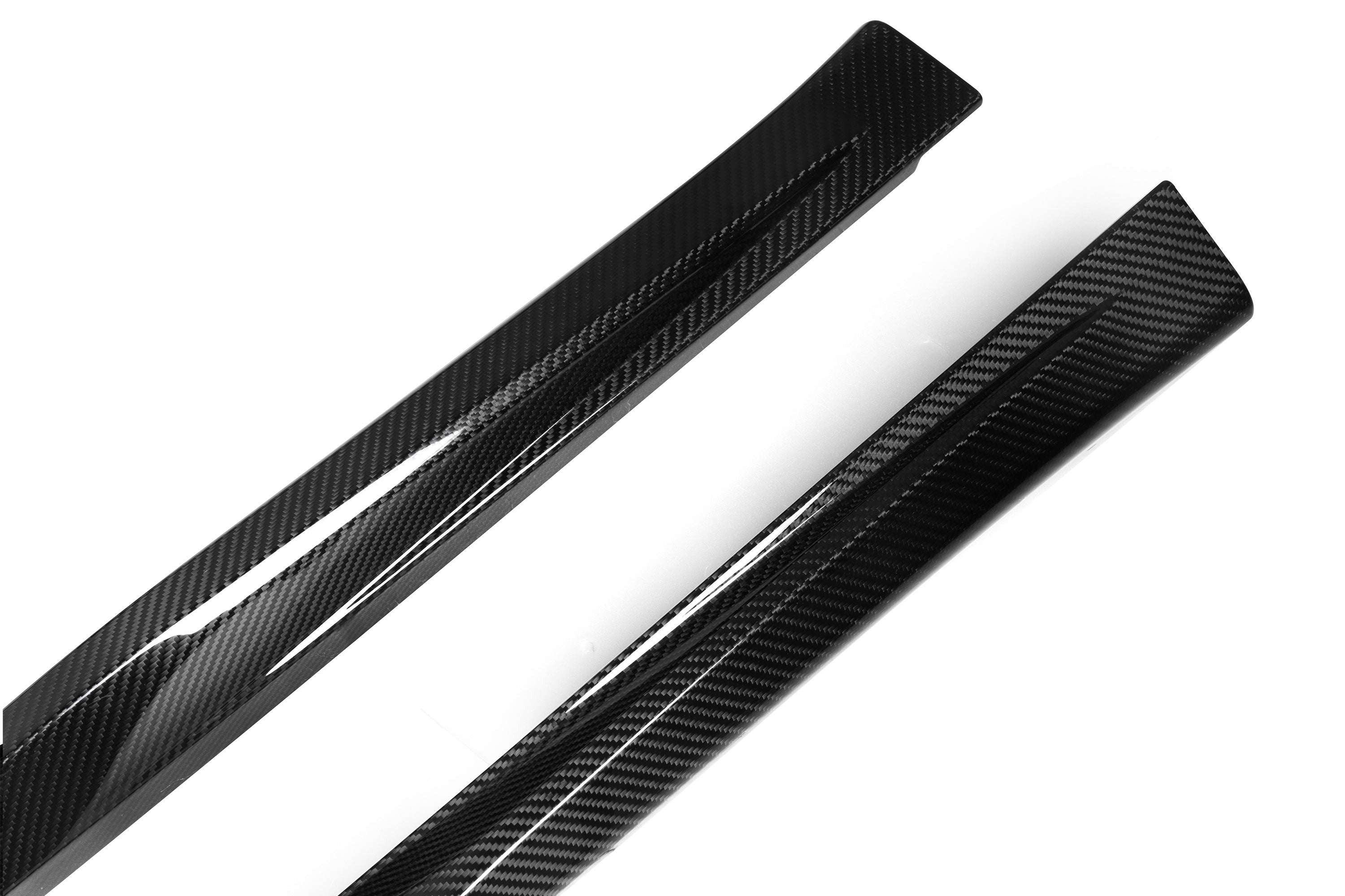 Sooqoo Style Pre Pregged Dry Carbon Fiber Side Skirts for BMW iX3 G08i LCI 2021+