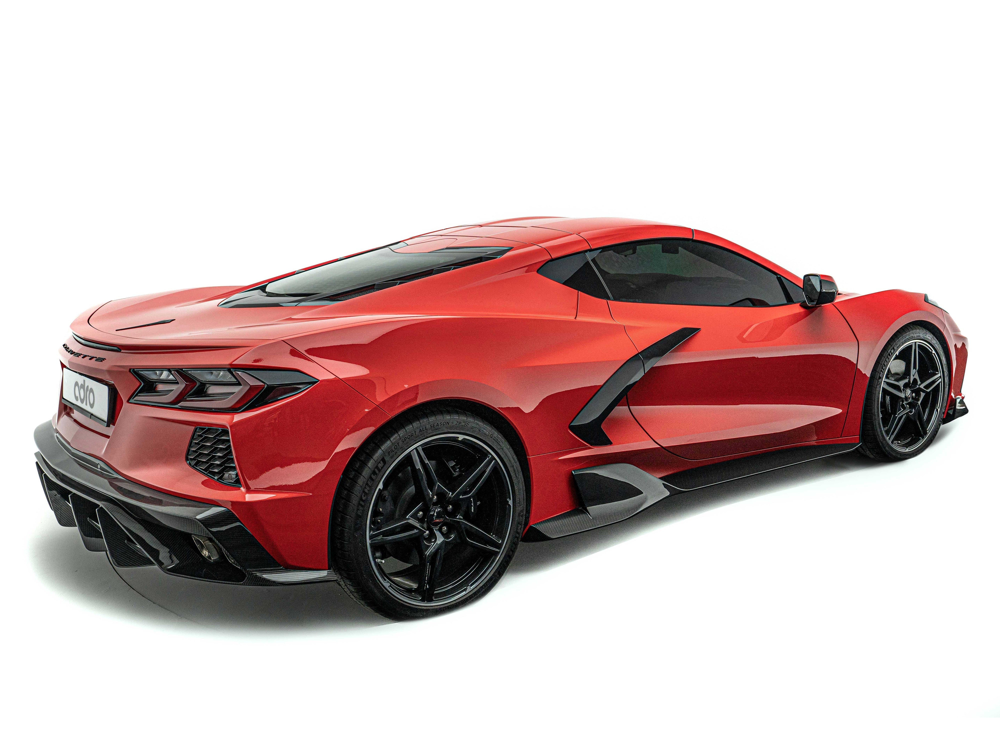 Corvette C8 Prepreg Carbon Fiber Rear Diffuser - ADRO 