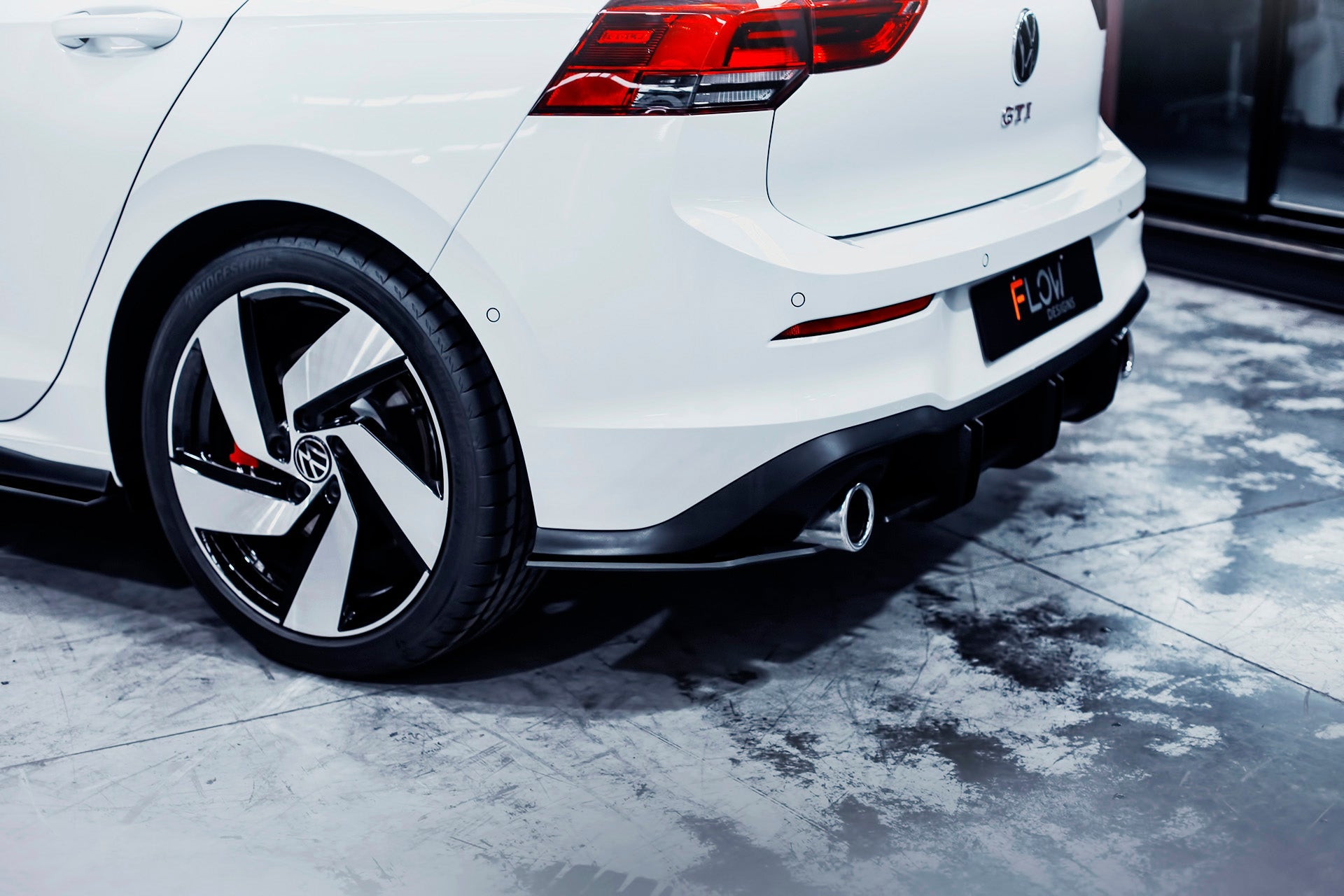 Volkswagen MK8 Golf GTI Rear Spats (Pair)