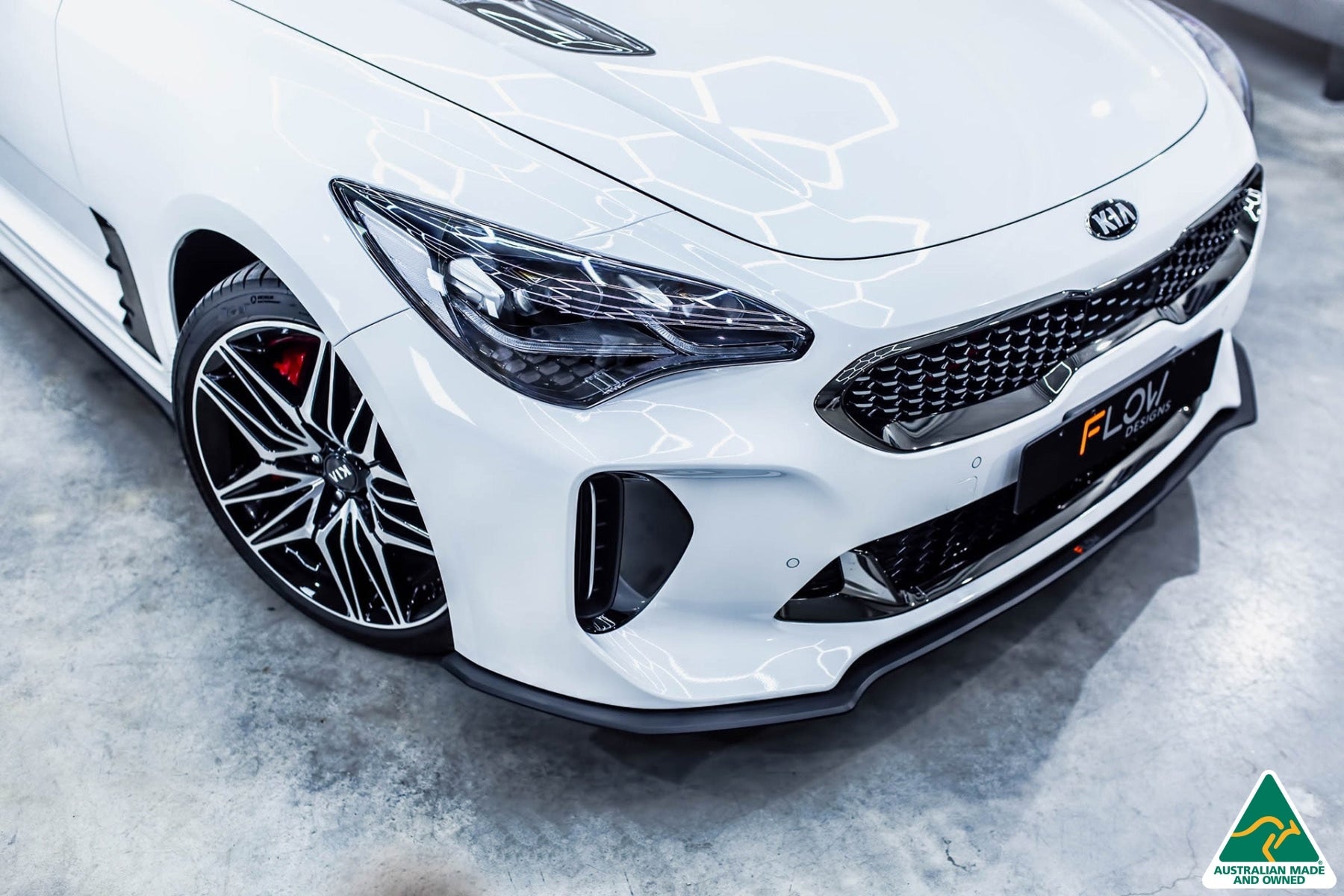 Kia Stinger CK GT 2021-2022 Front Lip Splitter & Bumper Reinforcement Brackets