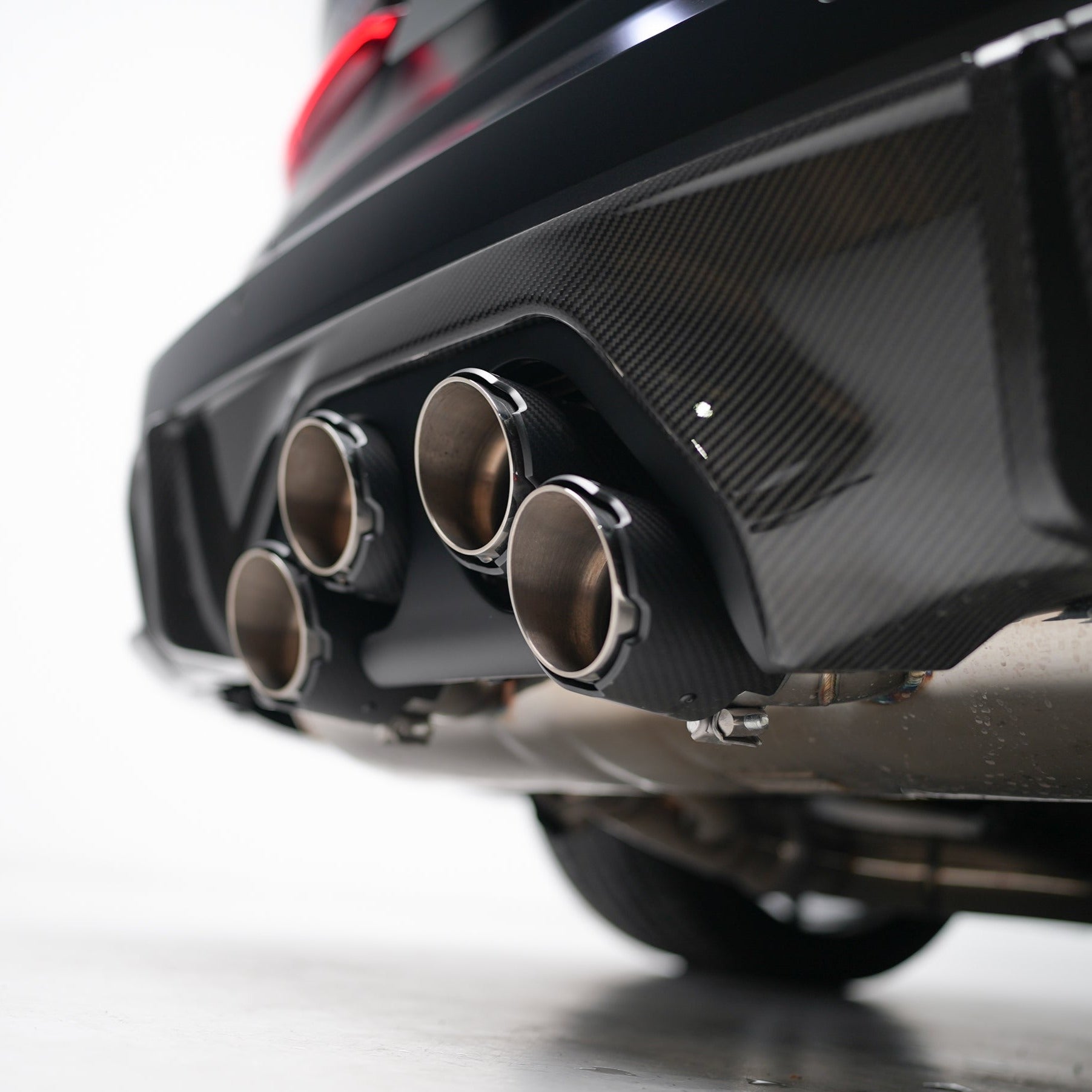 M Performance Style Pre Pregged Dry Carbon Diffuser For BMW M3 G80 G81 / M4 G82 G83 (Centre Exhaust) 2020+