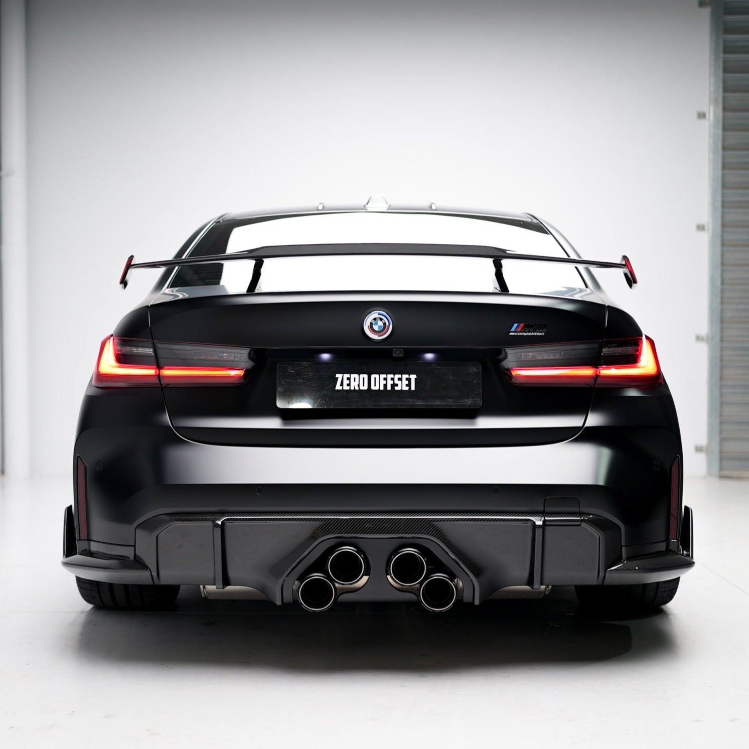 M Performance Style Pre Pregged Dry Carbon Diffuser For BMW M3 G80 G81 / M4 G82 G83 (Centre Exhaust) 2020+