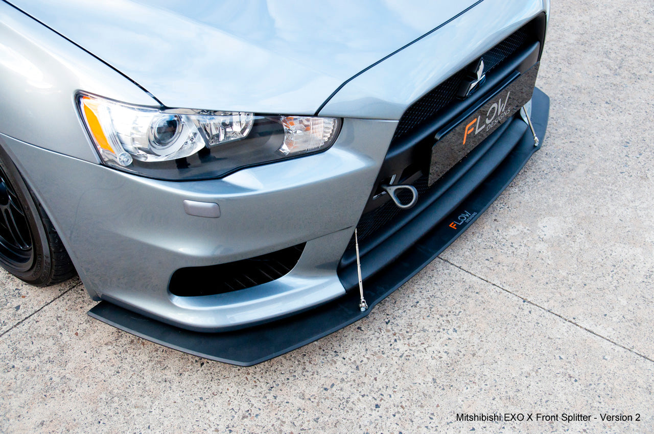 Mitsubishi Lancer Evolution X Full Lip Splitter Set