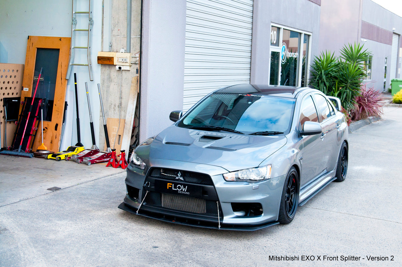 Mitsubishi Lancer Evolution X Full Lip Splitter Set