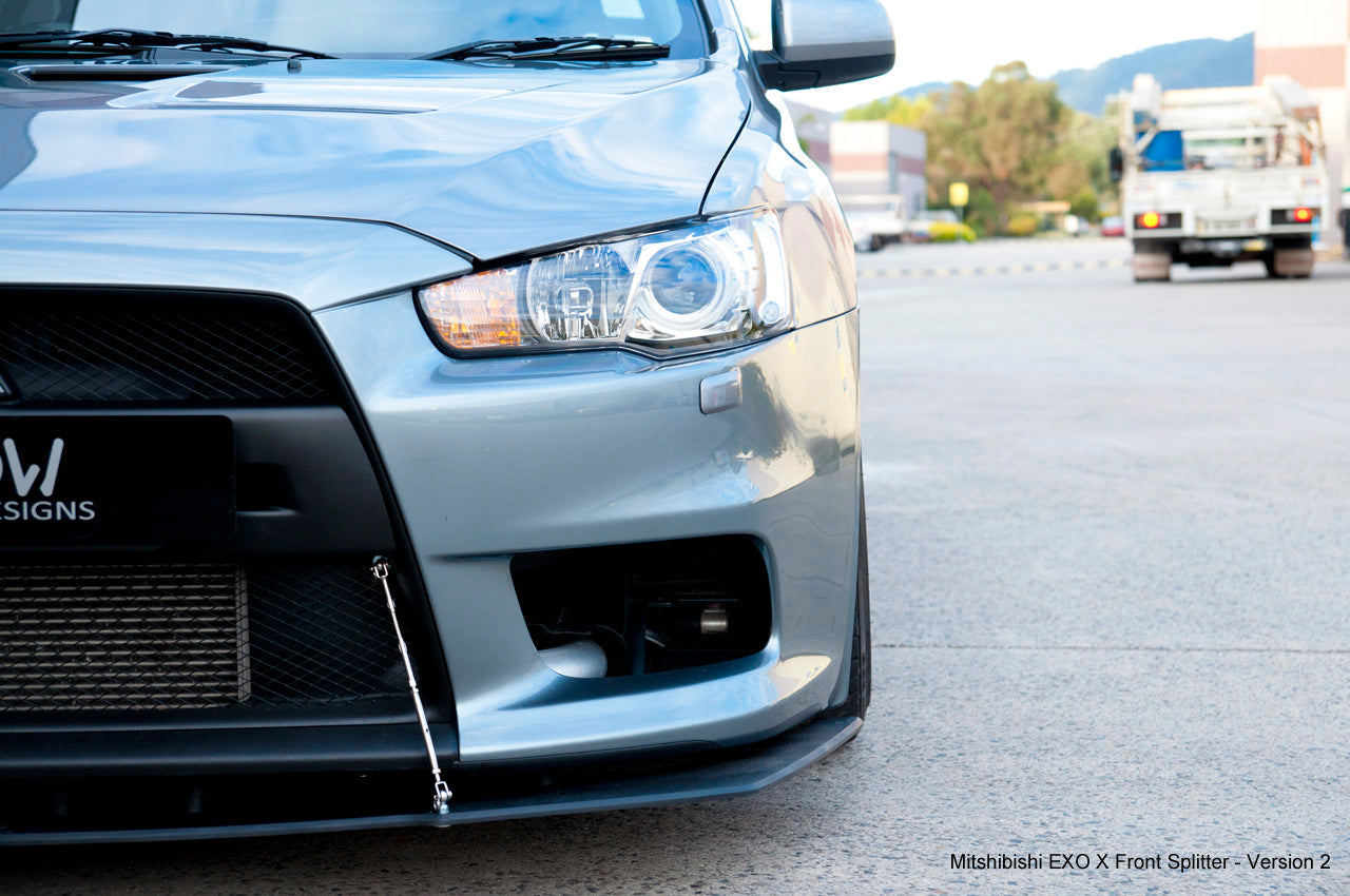 Mitsubishi Lancer Evolution X Full Lip Splitter Set