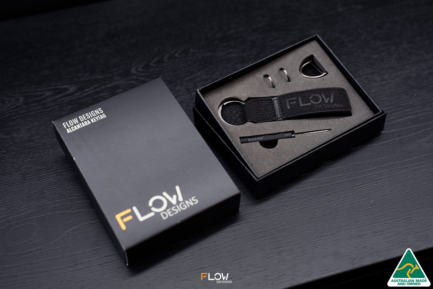 *Limited Edition* Flow Designs Alcantara Keytag Lifestyle