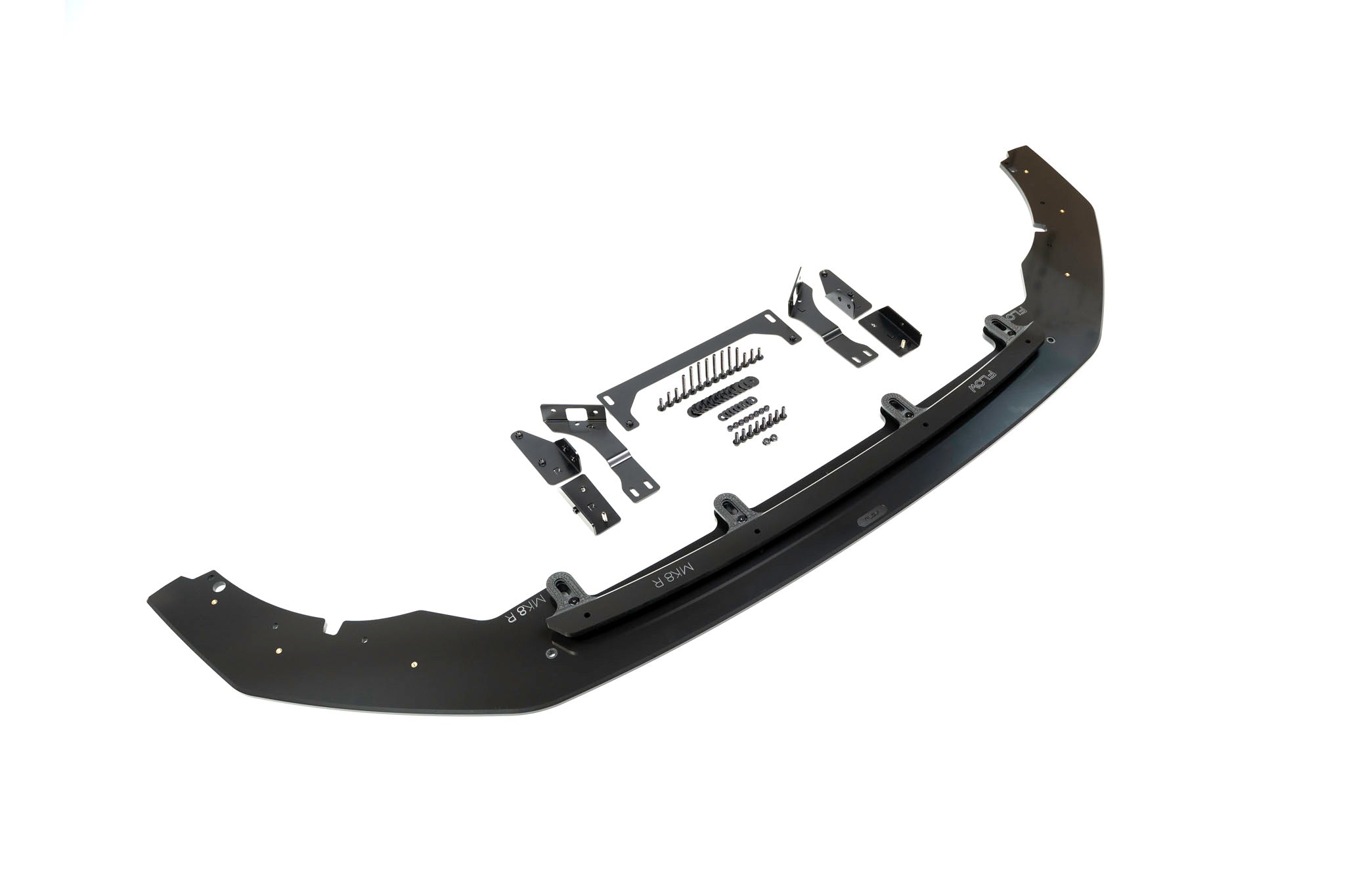 Volkswagen GLOSS BLACK MK8 Golf R Chassis Mounted Front Lip Splitter