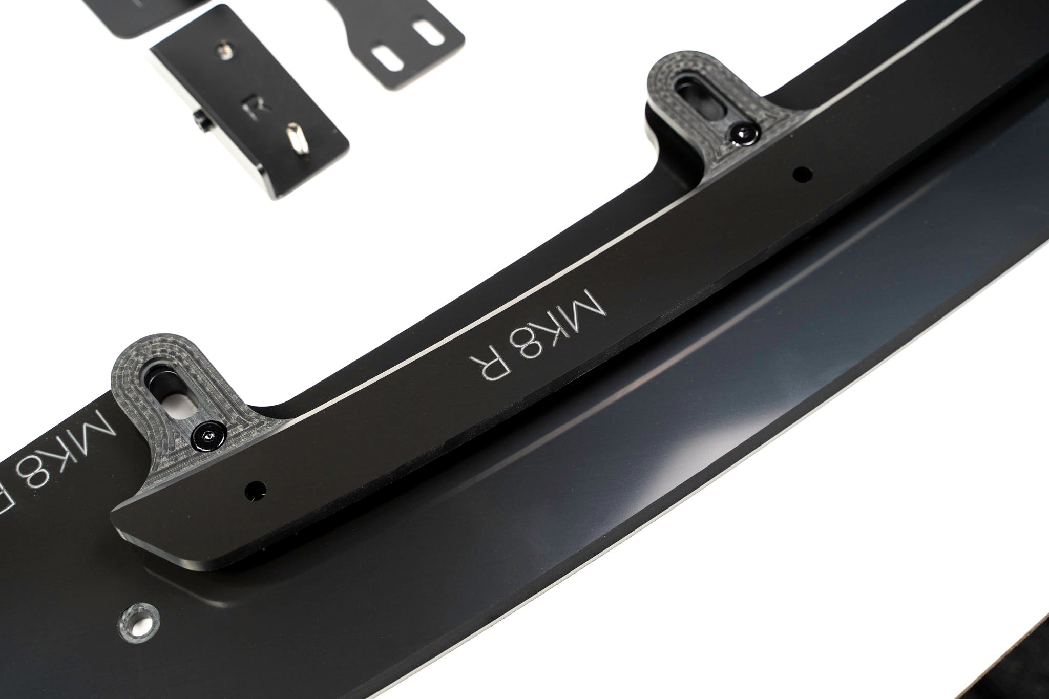 Volkswagen GLOSS BLACK MK8 Golf R Chassis Mounted Front Lip Splitter