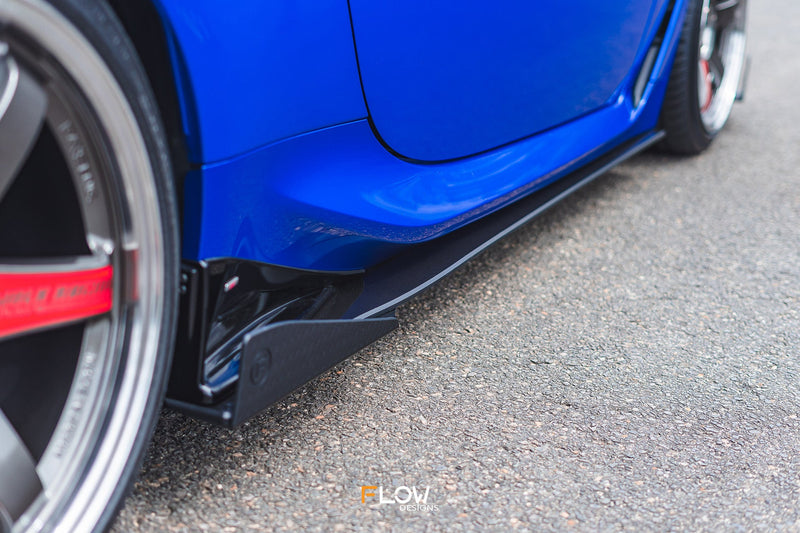 Side Skirt Splitters (GLOSS: Pair) for Subaru BRZ STI ZD8