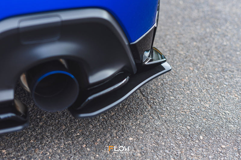 Rear Spats (GLOSS; Pair) for Subaru BRZ STI ZD8