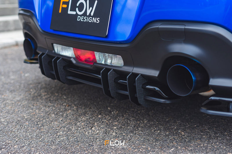 Flow-Lock Rear Diffuser (GLOSS) for Subaru BRZ STI ZD8 Flow-Lock Rear Diffuser (GLOSS)