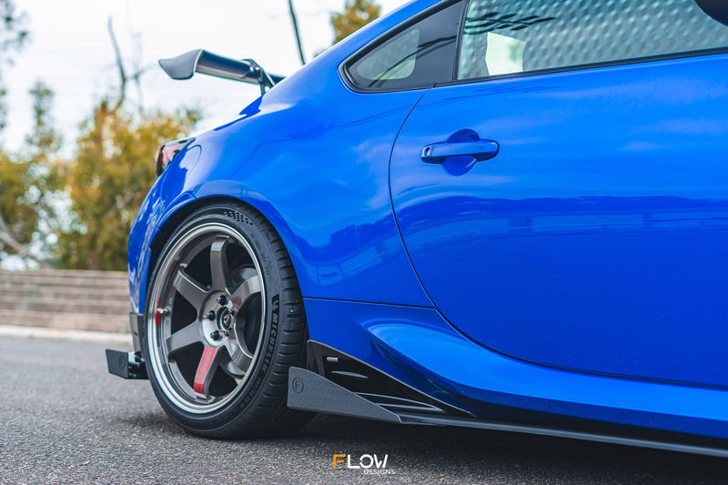 Side Skirt Splitters (TEXTURED: Pair) for Subaru BRZ STI ZD8