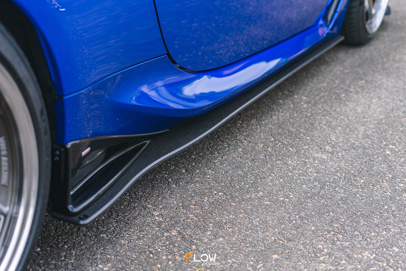 Side Skirt Splitters (TEXTURED: Pair) for Subaru BRZ STI ZD8