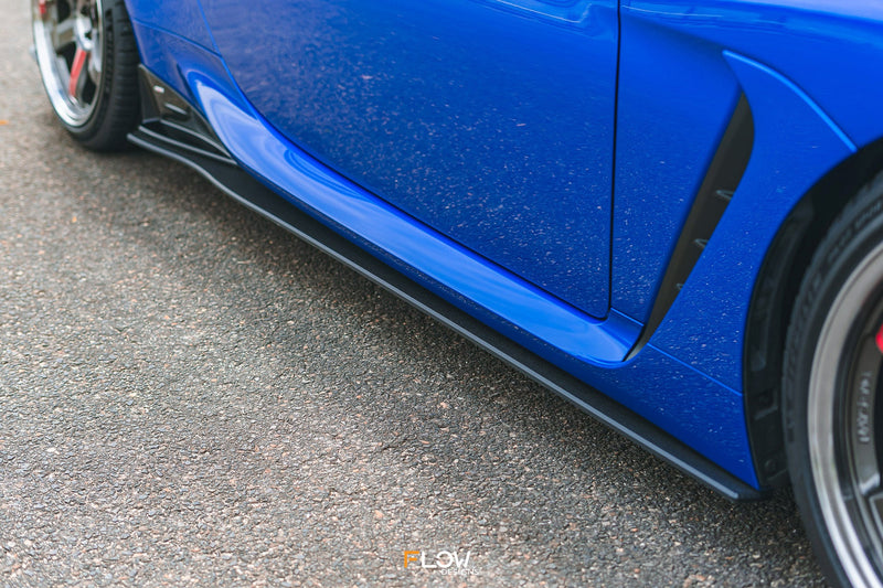 Side Skirt Splitters (TEXTURED: Pair) for Subaru BRZ STI ZD8