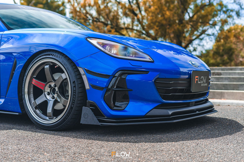 Front Lip Splitter Winglets (Pair) for Subaru BRZ STI ZD8