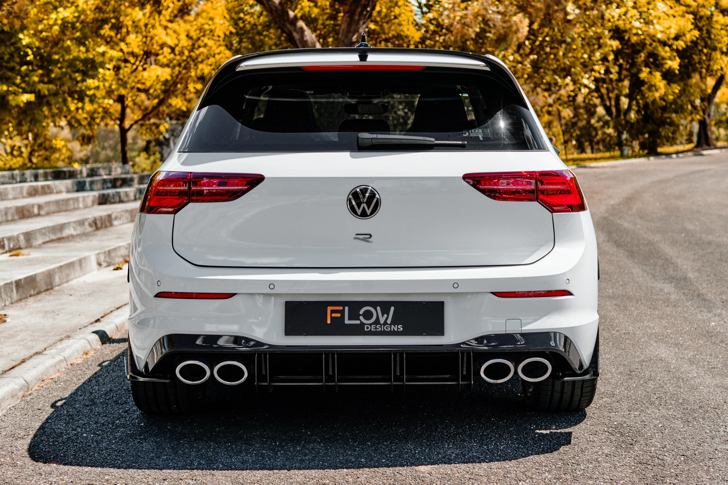 Volkswagen MK8 Golf R Flow-Lock Rear Diffuser