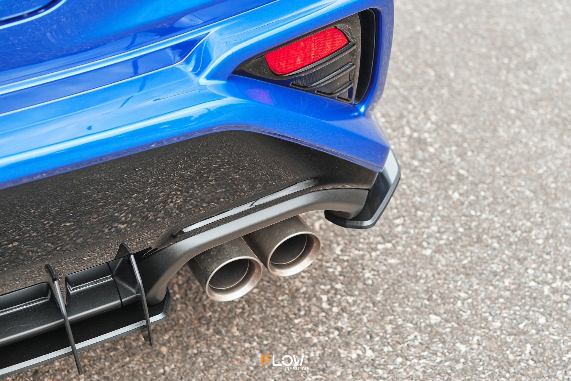 VB WRX Rear Spats (GLOSS; Pair)