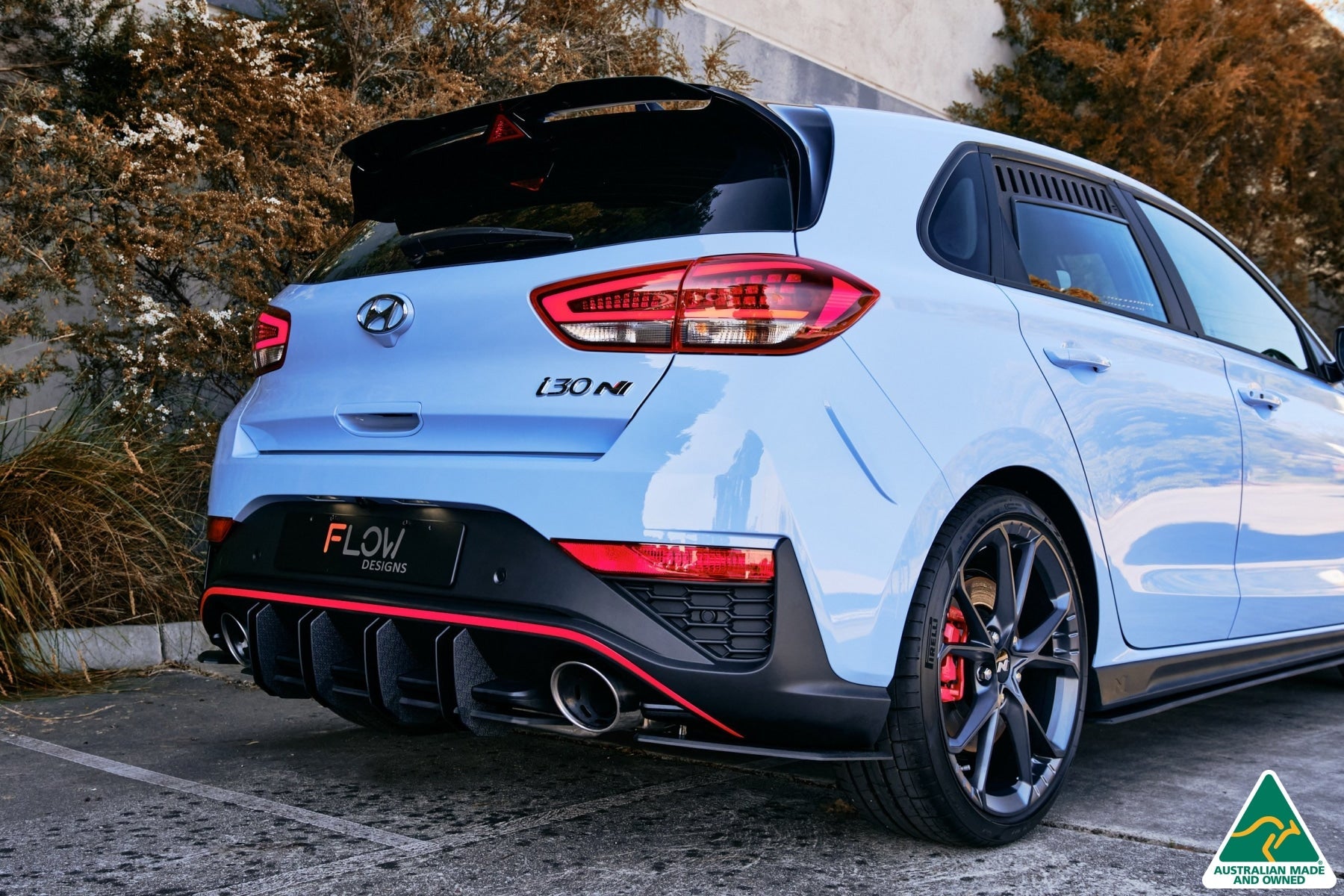 Hyundai i30N Hatch PD FL Rear Spoiler Extension