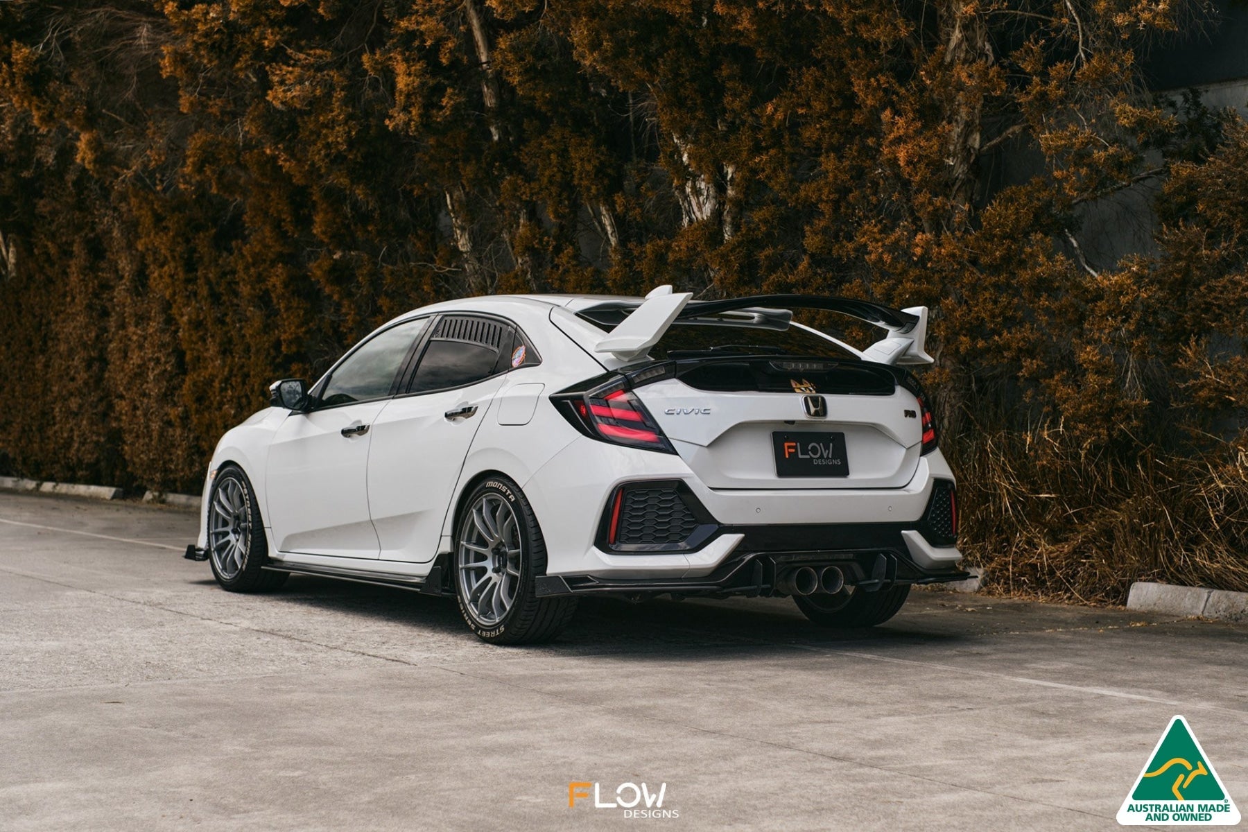 Honda FK4/FK7 Civic RS Hatch PFL Flow-Lock Rear Diffuser