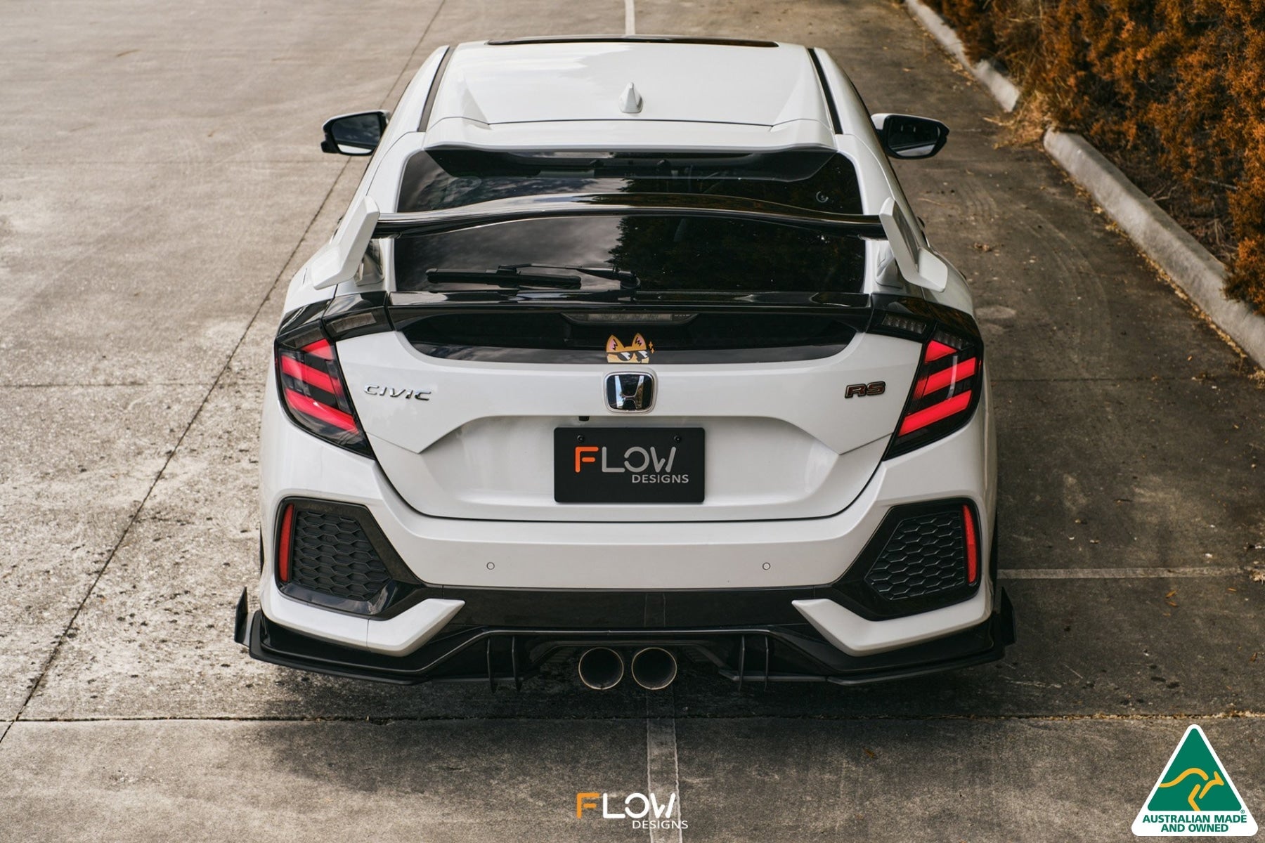 Honda FK4/FK7 Civic RS Hatch PFL Flow-Lock Rear Diffuser