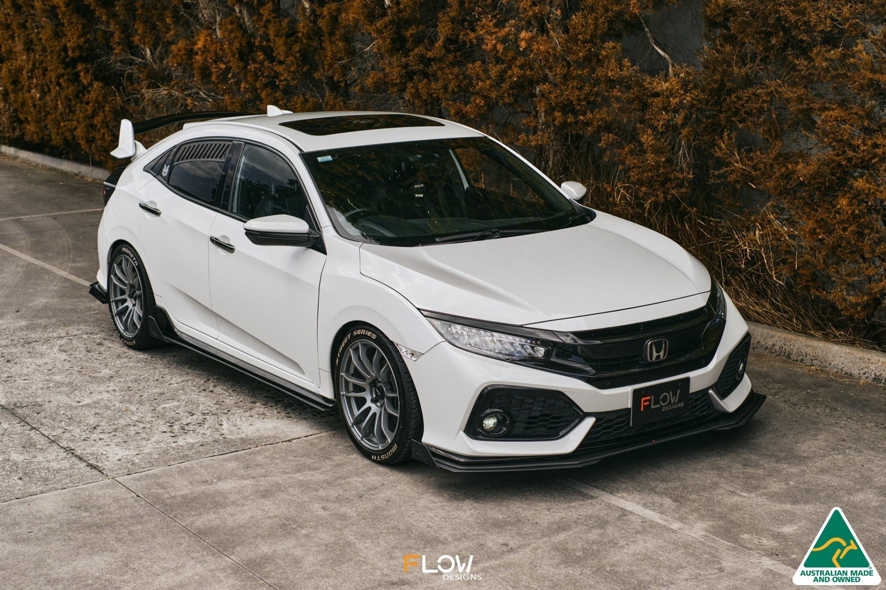 Honda FK4/FK7 Civic RS Hatch PFL Front Lip Splitter