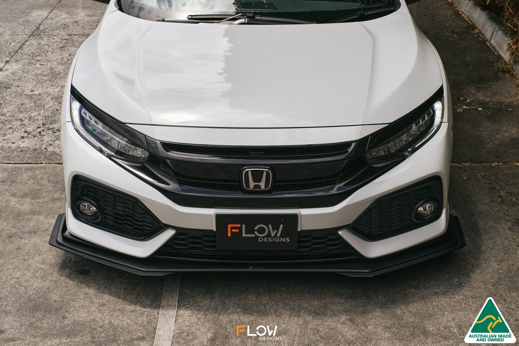 Honda FK4/FK7 Civic RS Hatch PFL Front Lip Splitter