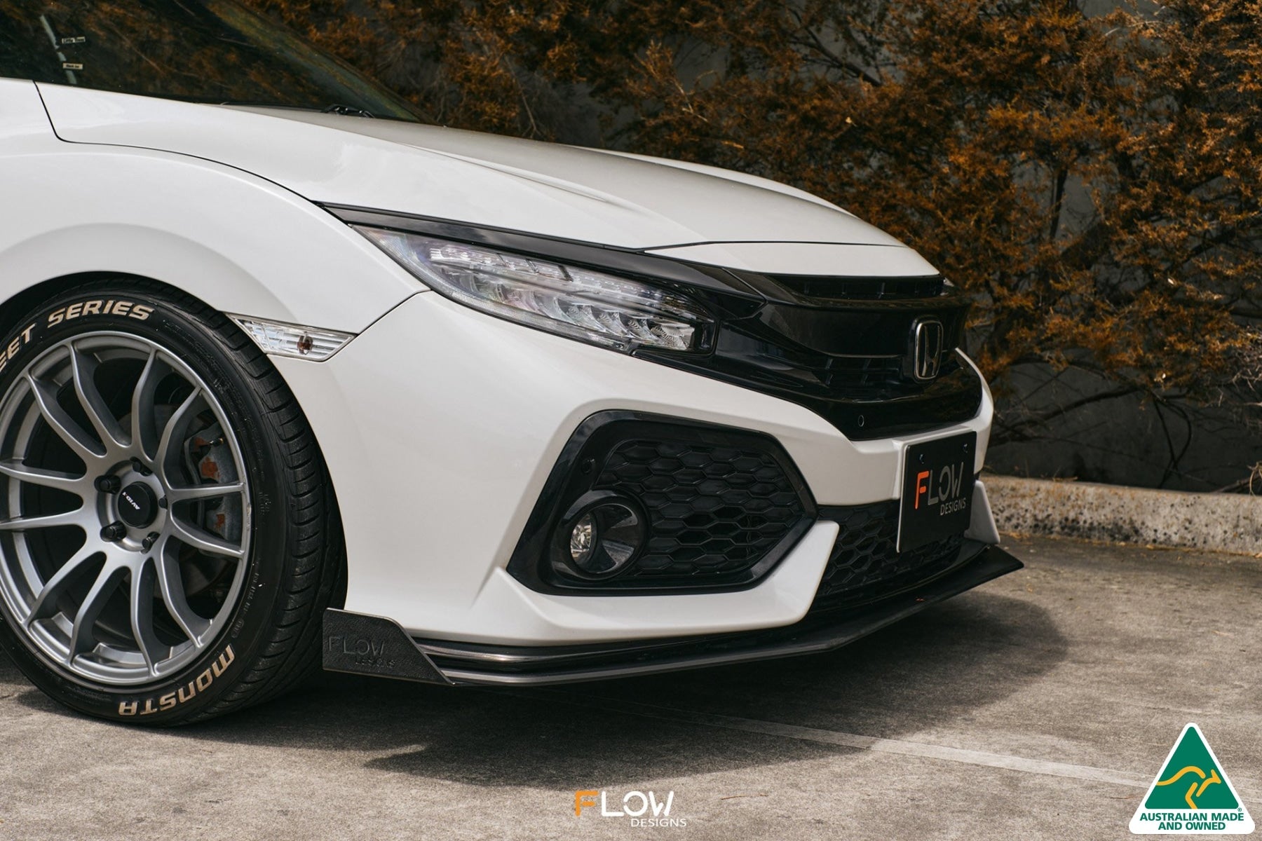 Honda FK4/FK7 Civic RS Hatch PFL Front Lip Splitter