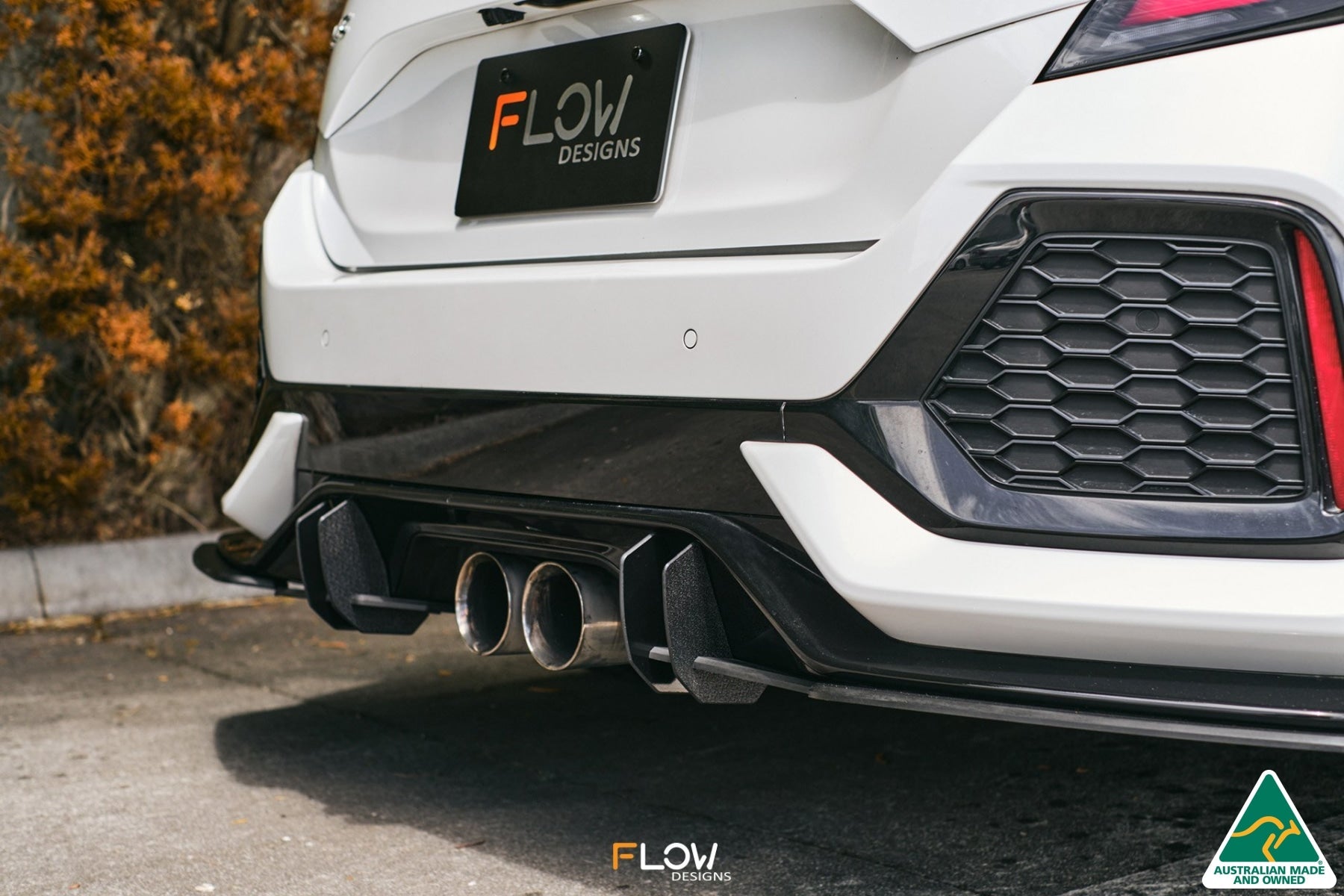 Honda FK4/FK7 Civic RS Hatch PFL Flow-Lock Rear Diffuser