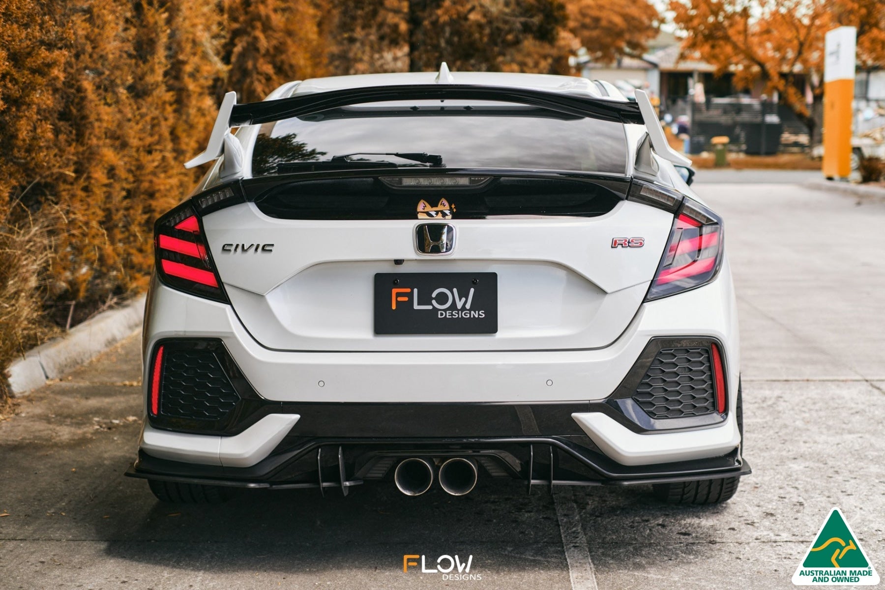 Honda FK4/FK7 Civic RS Hatch PFL Flow-Lock Rear Diffuser