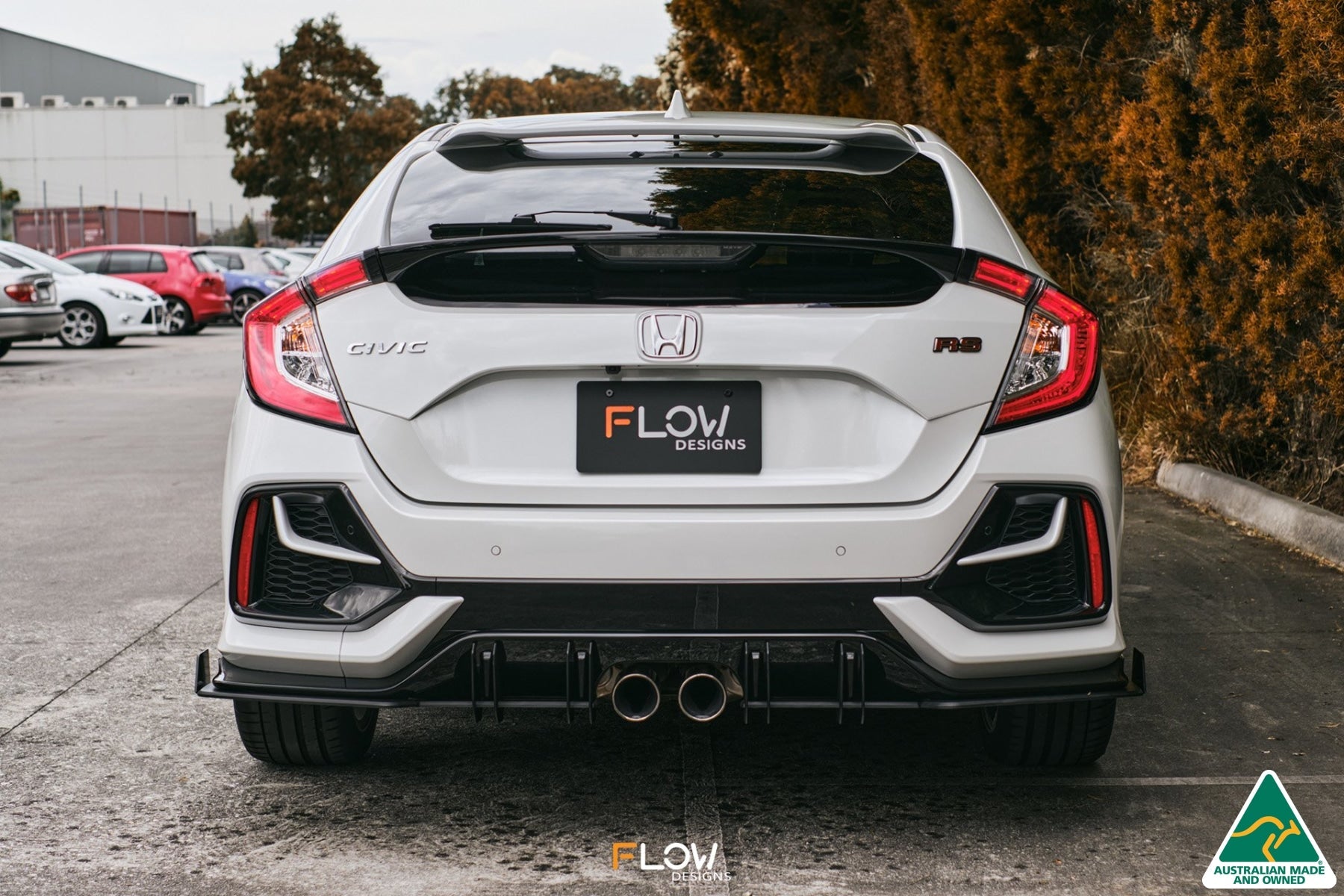 Honda FK4/FK7 Civic RS Hatch FL Flow-Lock Rear Diffuser