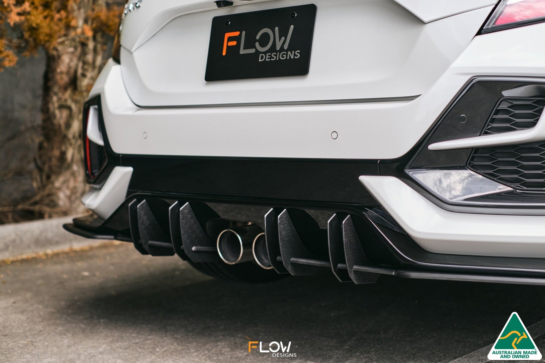 Honda FK4/FK7 Civic RS Hatch FL Flow-Lock Rear Diffuser