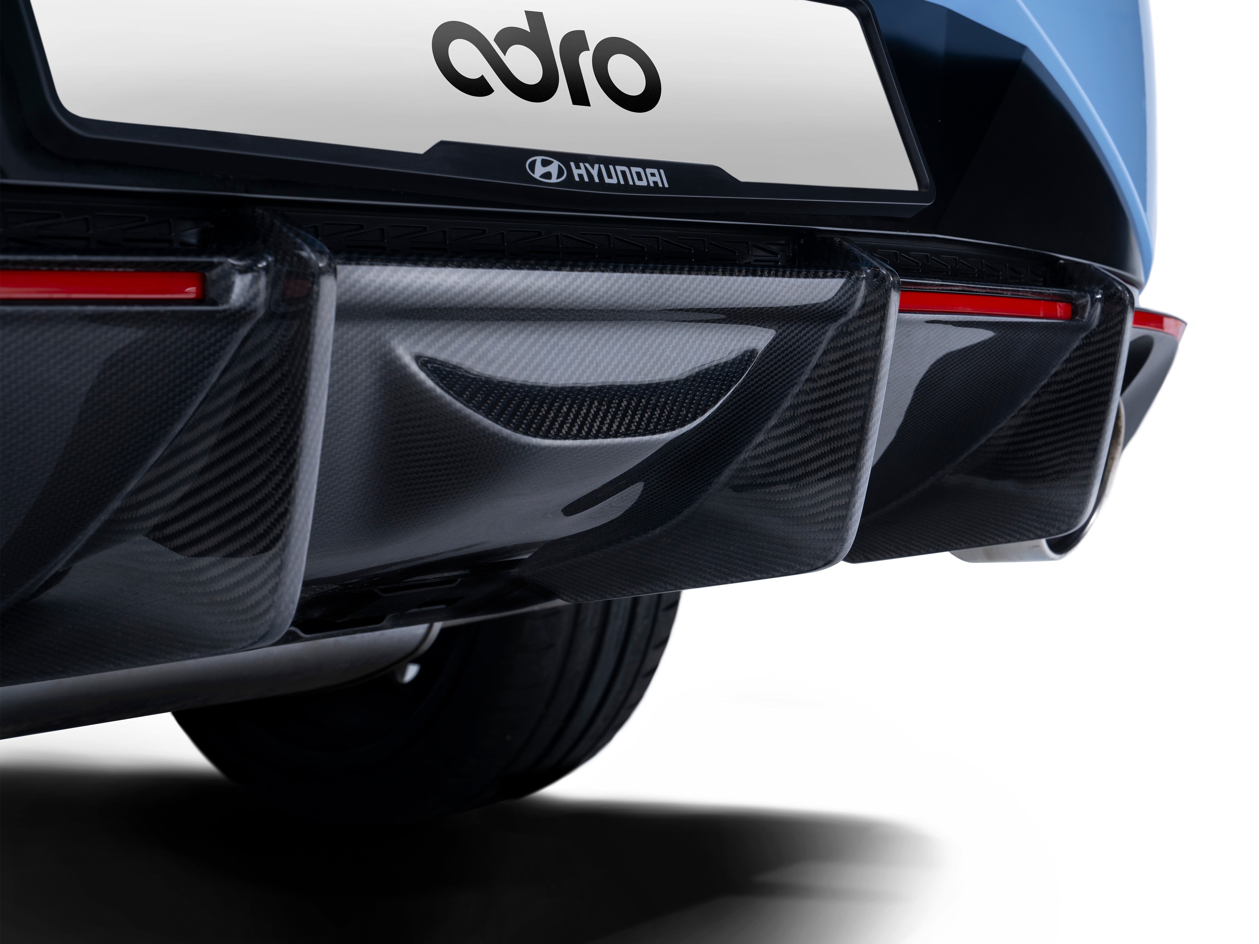 Hyundai Elantra N Carbon Fiber Rear Diffuser - ADRO 