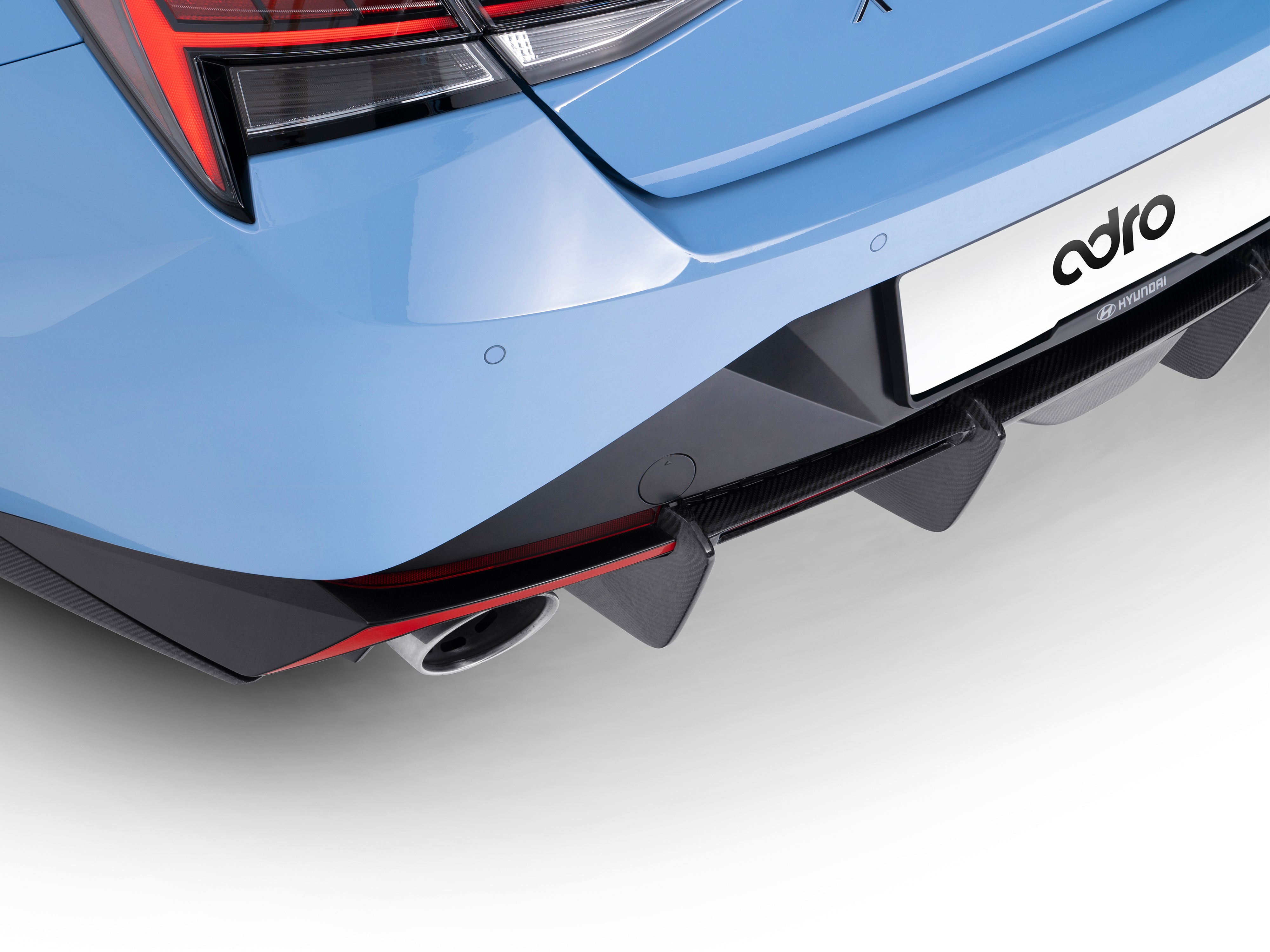 Hyundai Elantra N Carbon Fiber Rear Diffuser - ADRO 